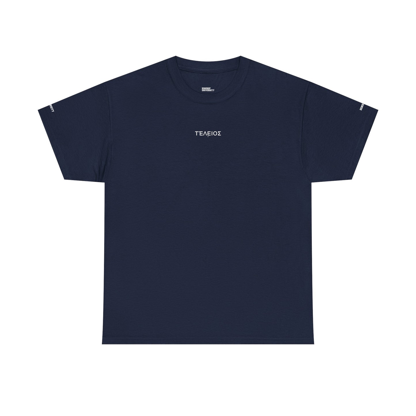 'Teleios' Unisex Minimal Graphic Tee - Christian Apparel