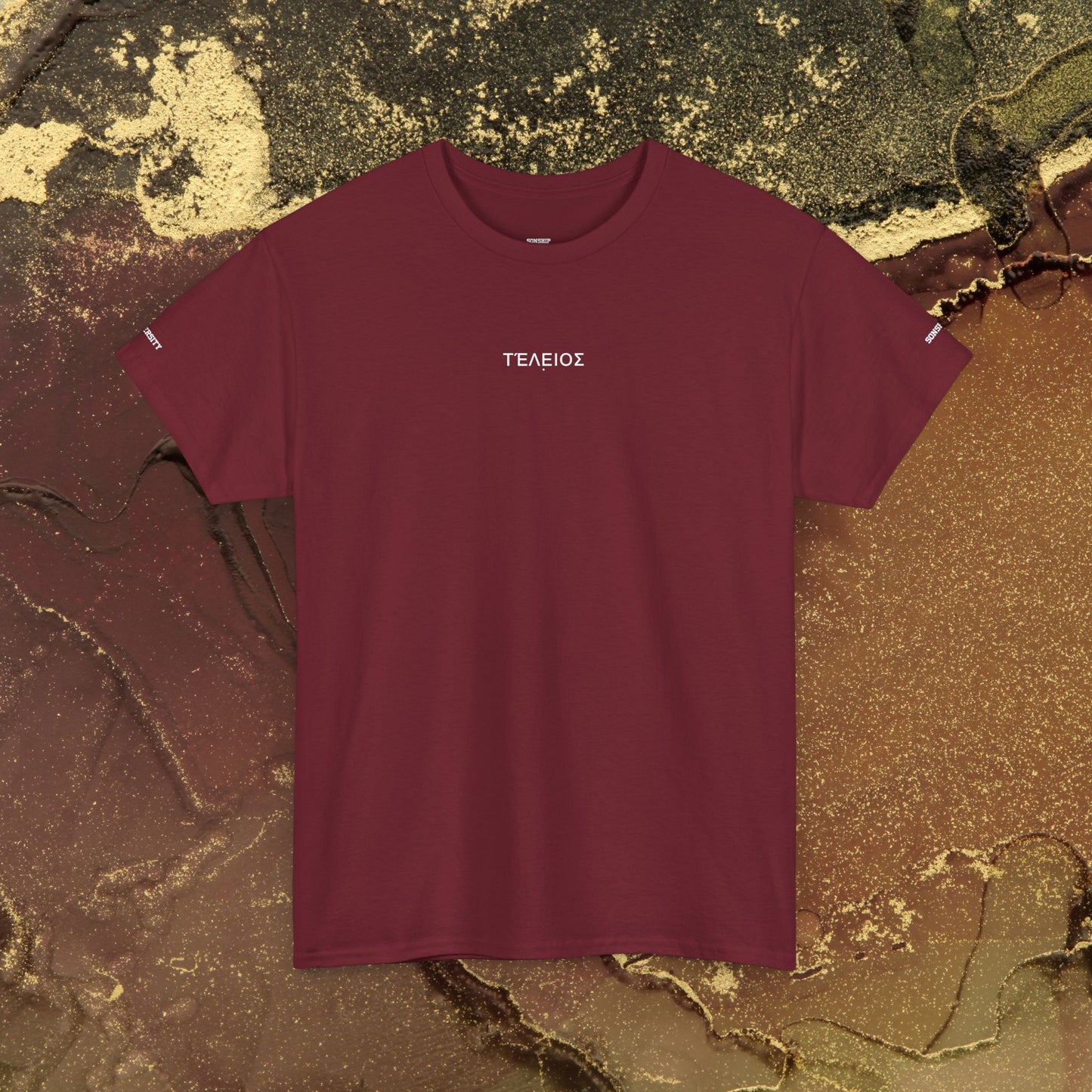 'Teleios' Unisex Minimal Graphic Tee - Christian Apparel