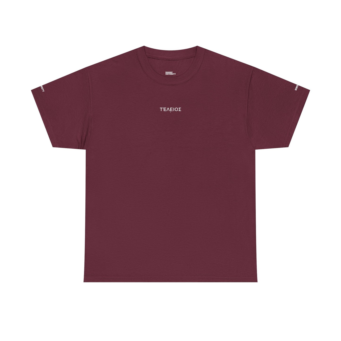 'Teleios' Unisex Minimal Graphic Tee - Christian Apparel