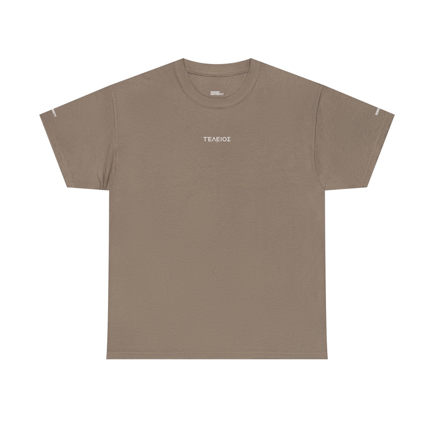 'Teleios' Unisex Minimal Graphic Tee - Christian Apparel