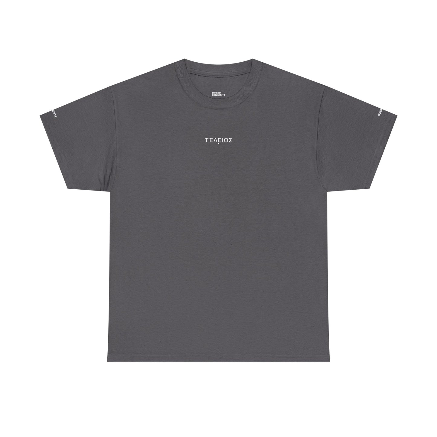 'Teleios' Unisex Minimal Graphic Tee - Christian Apparel