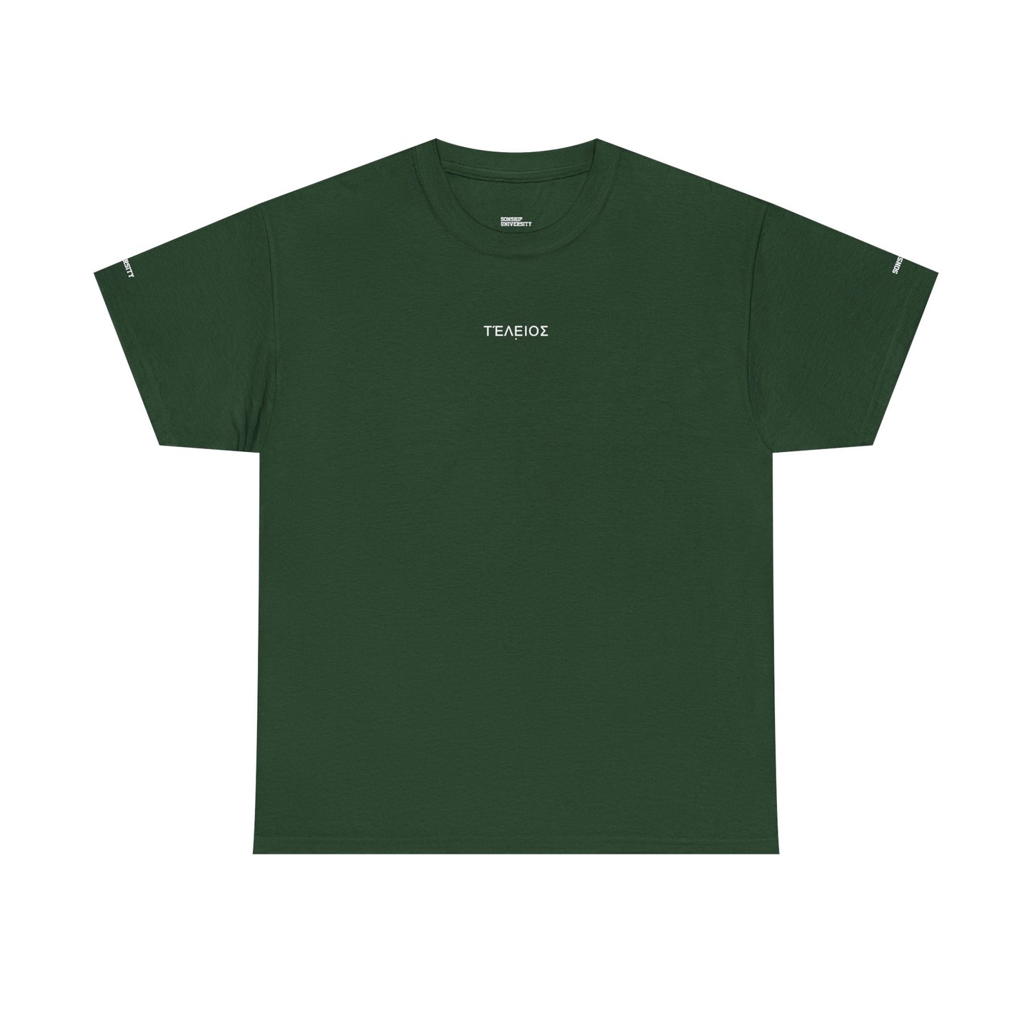 'Teleios' Unisex Minimal Graphic Tee - Christian Apparel