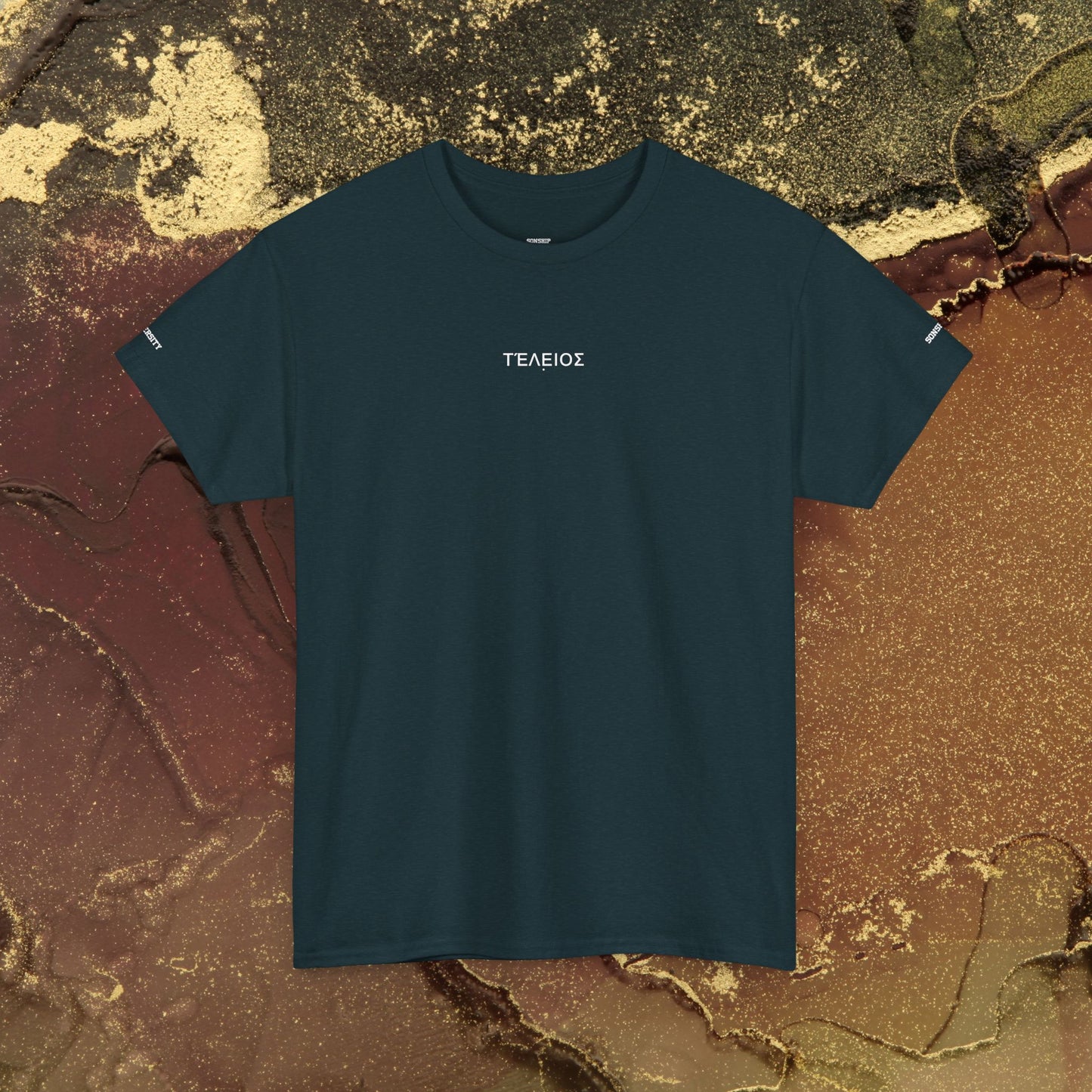 'Teleios' Unisex Minimal Graphic Tee - Christian Apparel