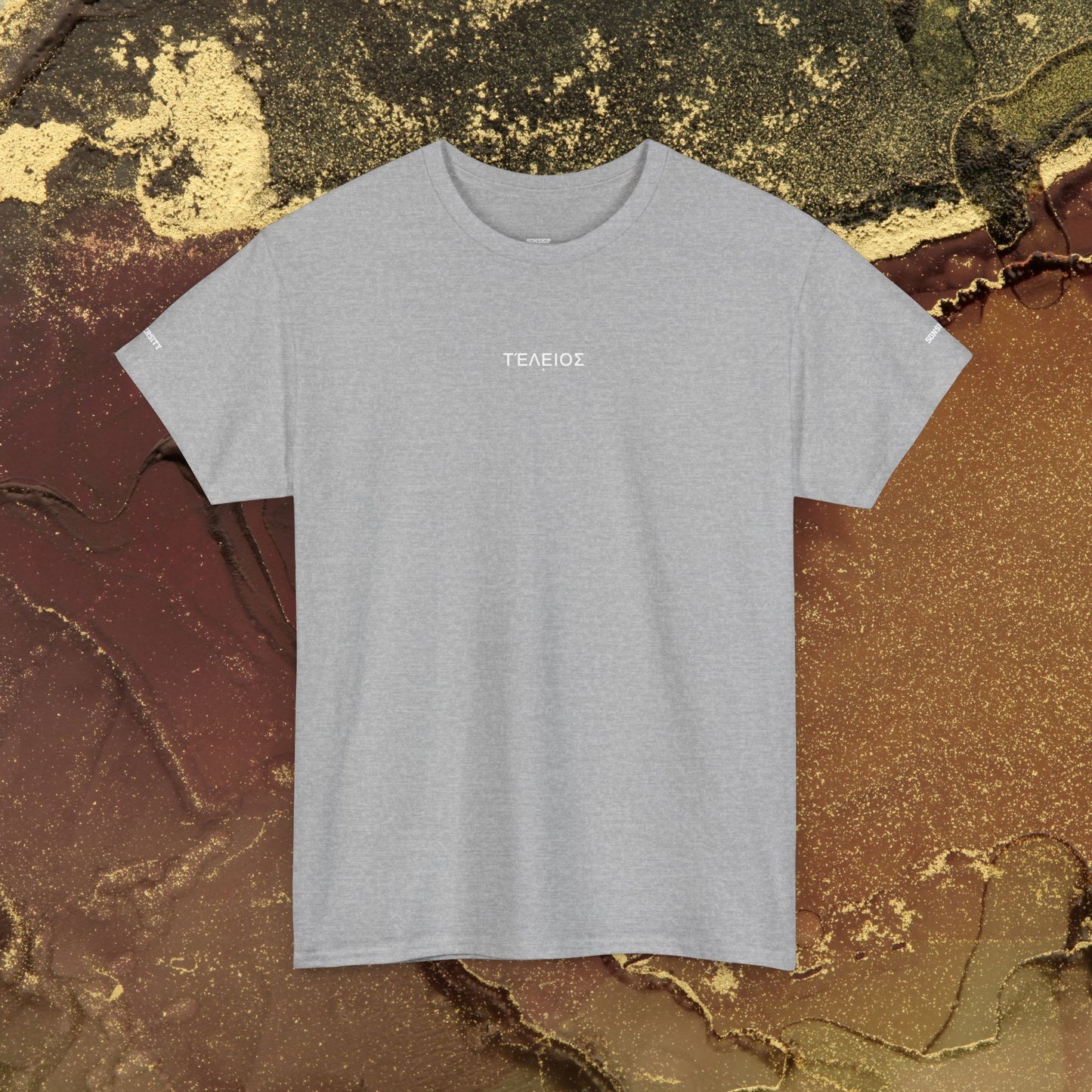 'Teleios' Unisex Minimal Graphic Tee - Christian Apparel
