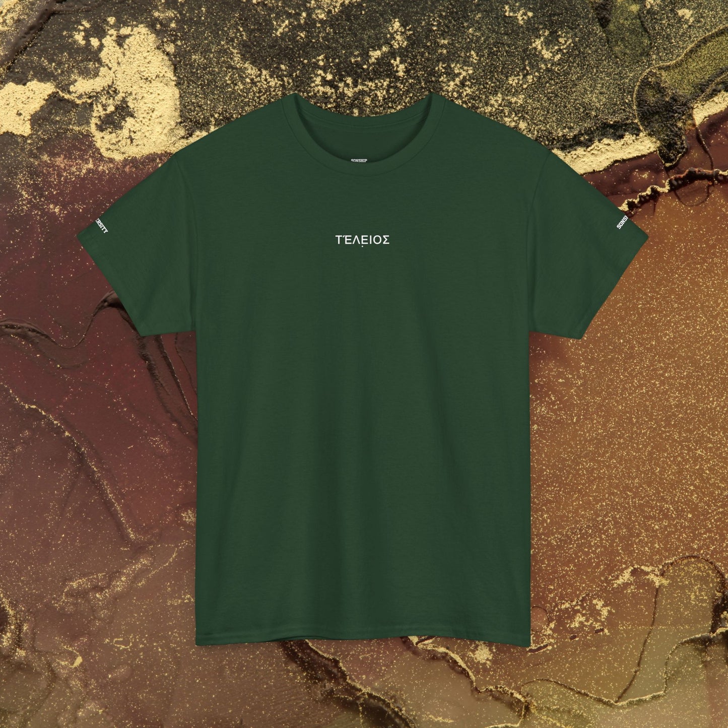 'Teleios' Unisex Minimal Graphic Tee - Christian Apparel