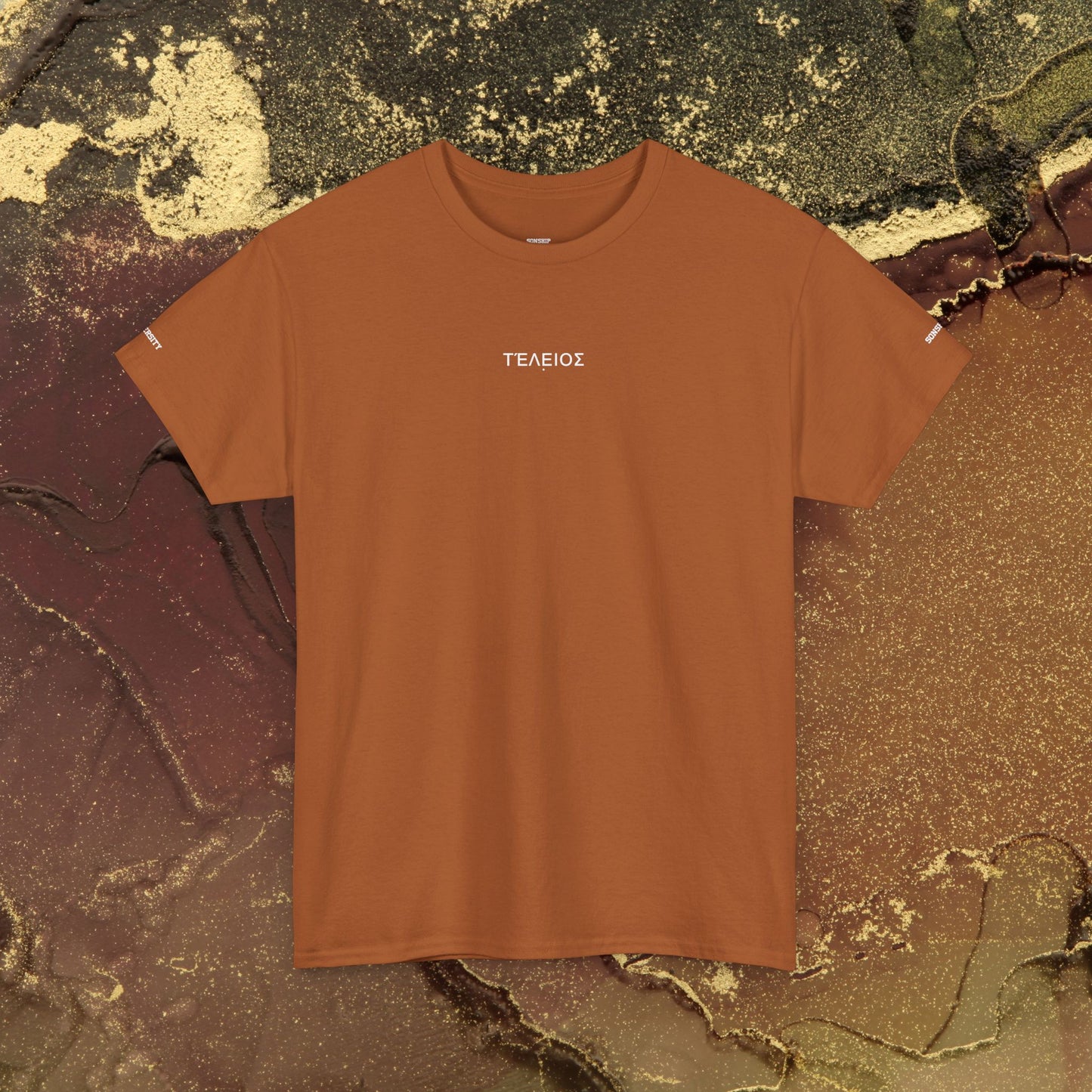 'Teleios' Unisex Minimal Graphic Tee - Christian Apparel