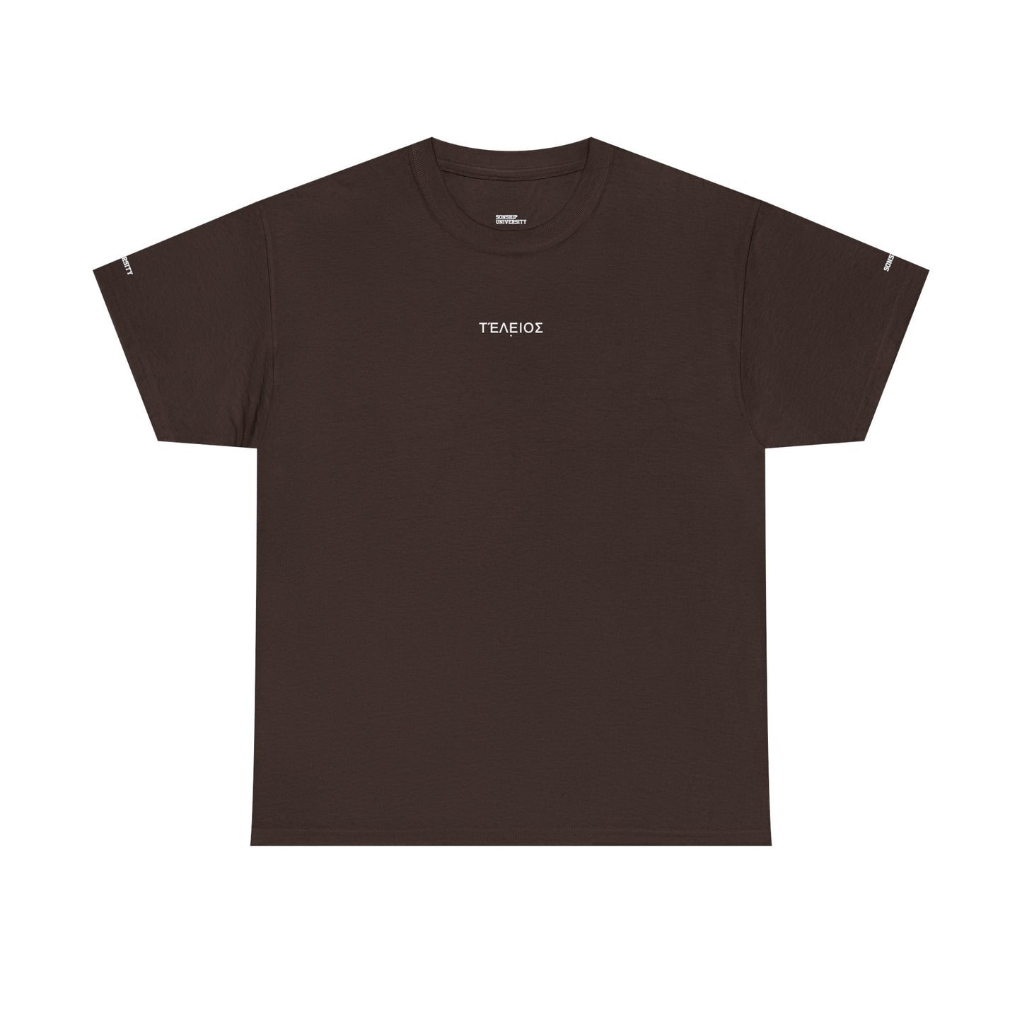 'Teleios' Unisex Minimal Graphic Tee - Christian Apparel