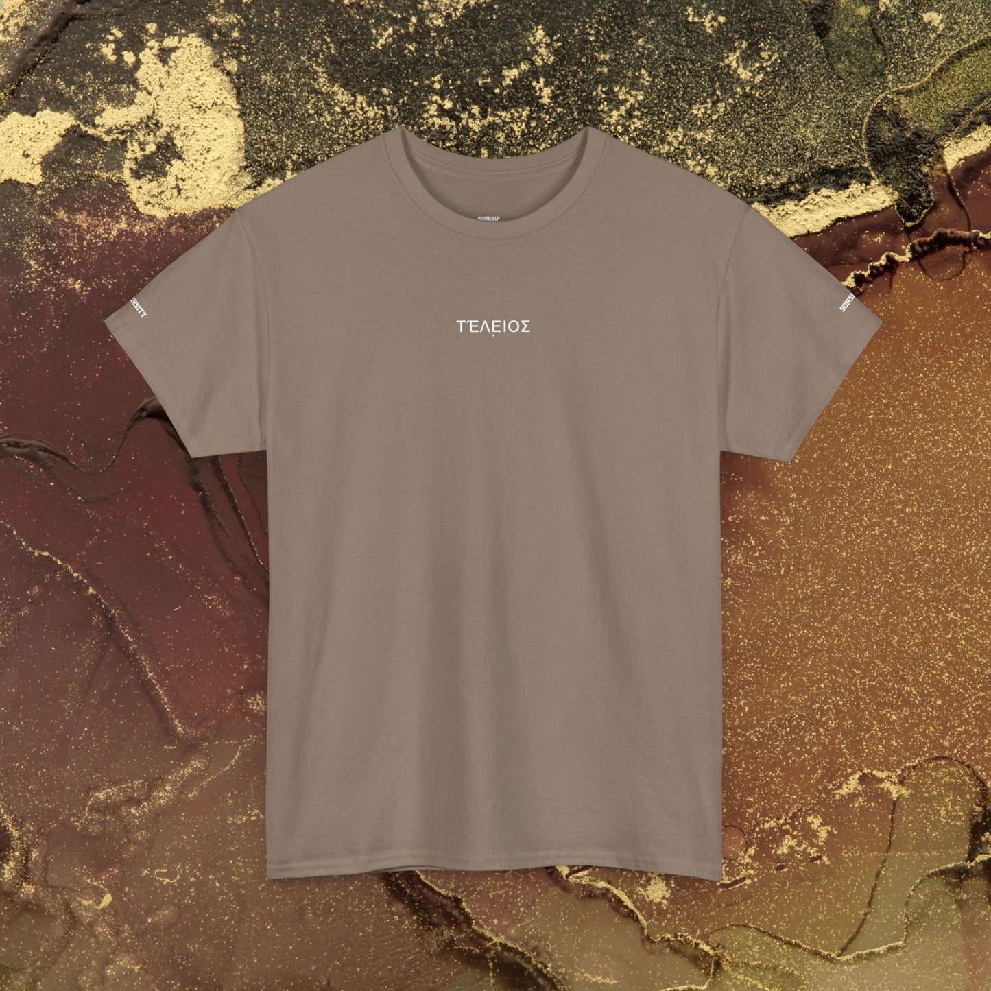 'Teleios' Unisex Minimal Graphic Tee - Christian Apparel