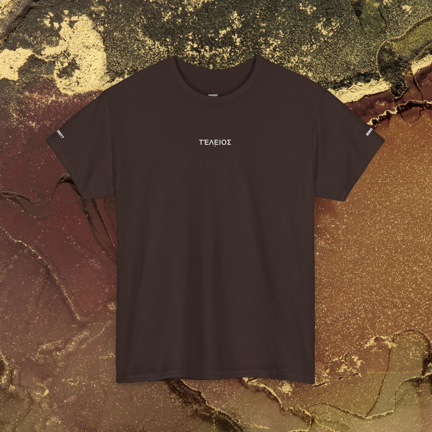 'Teleios' Unisex Minimal Graphic Tee - Christian Apparel