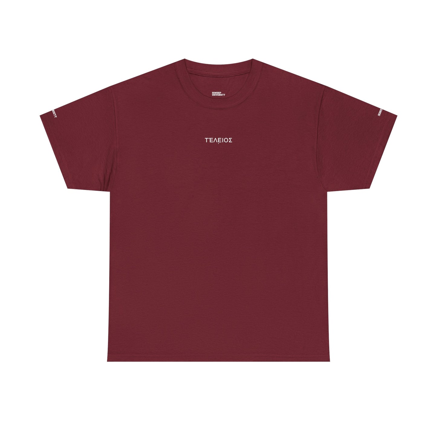 'Teleios' Unisex Minimal Graphic Tee - Christian Apparel