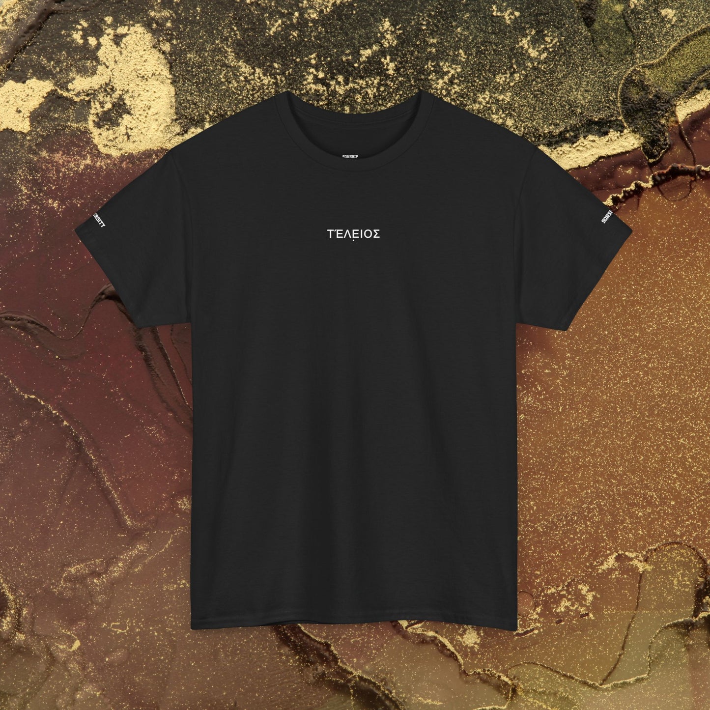 'Teleios' Unisex Minimal Graphic Tee - Christian Apparel