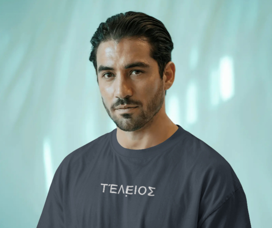 'Teleios' Unisex Minimal Graphic Tee - Christian Apparel