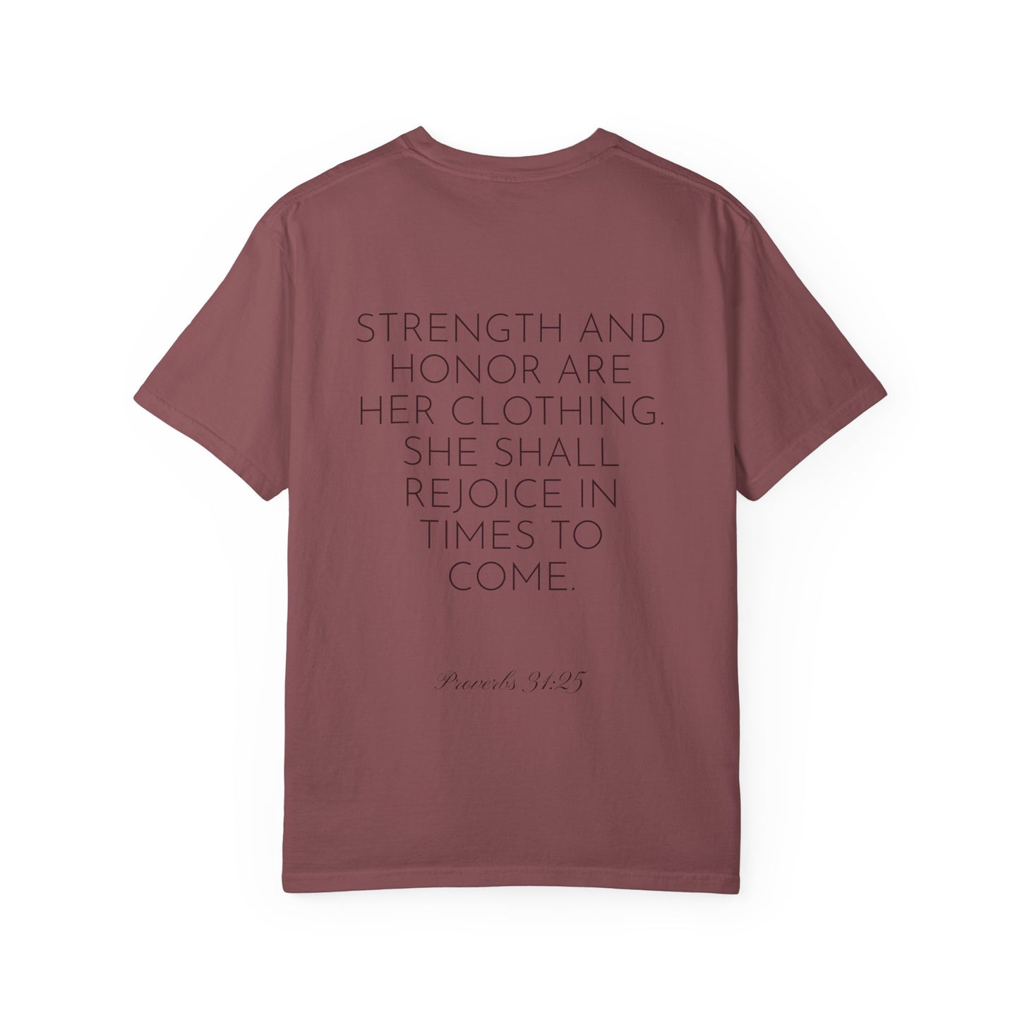 Women’s "Proverbs 31 Not Perfect" Faith Quote with Scripture Tee