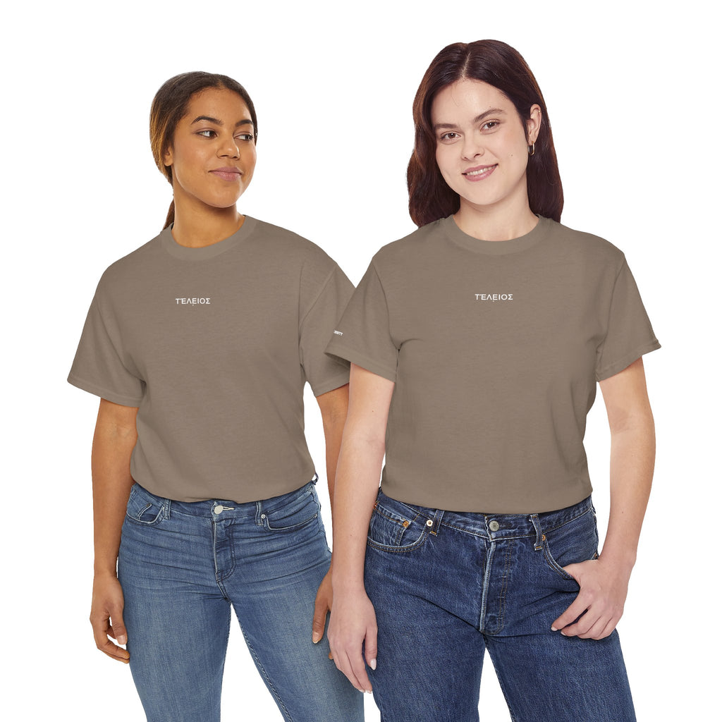 'Teleios' Unisex Minimal Graphic Tee - Christian Apparel
