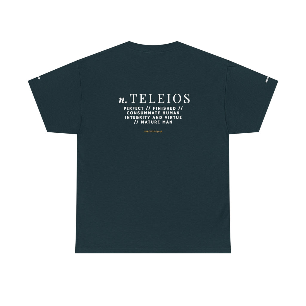 'Teleios' Unisex Minimal Graphic Tee - Christian Apparel