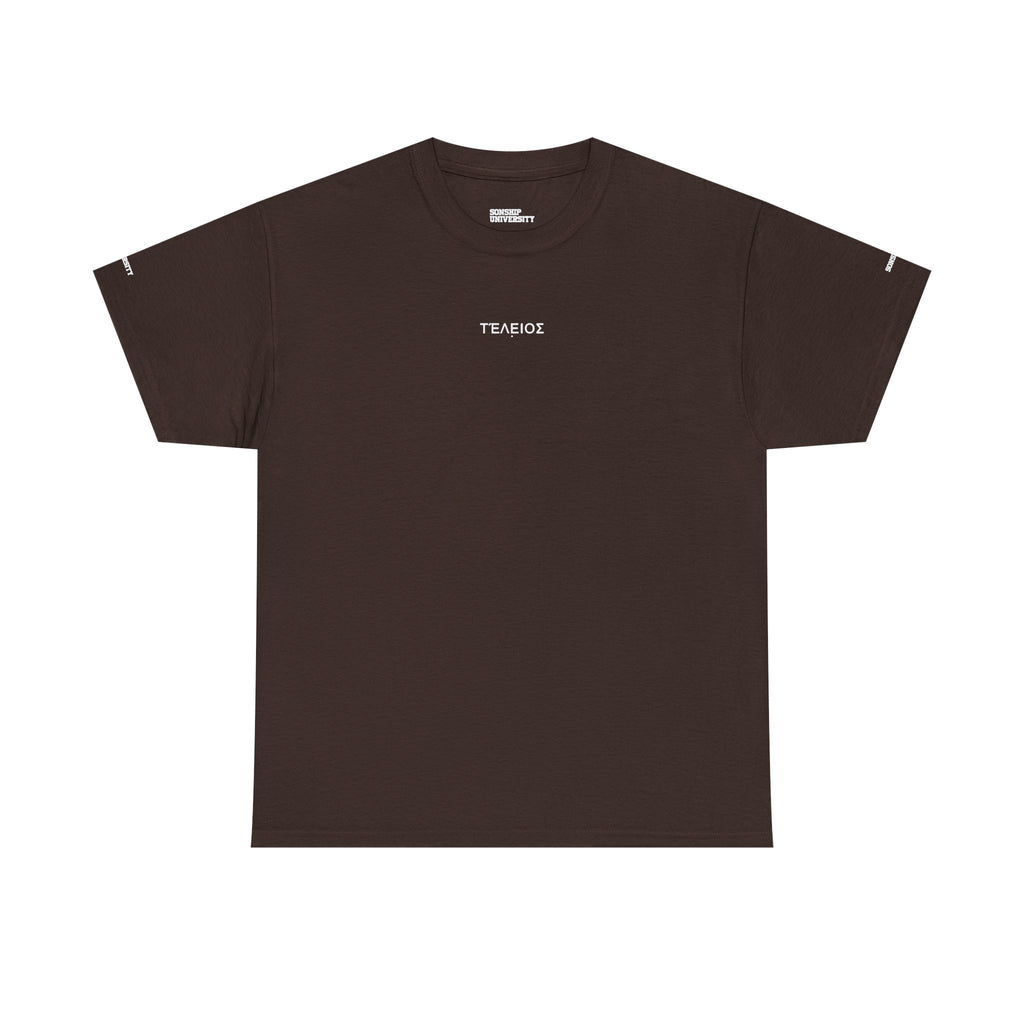 'Teleios' Unisex Minimal Graphic Tee - Christian Apparel