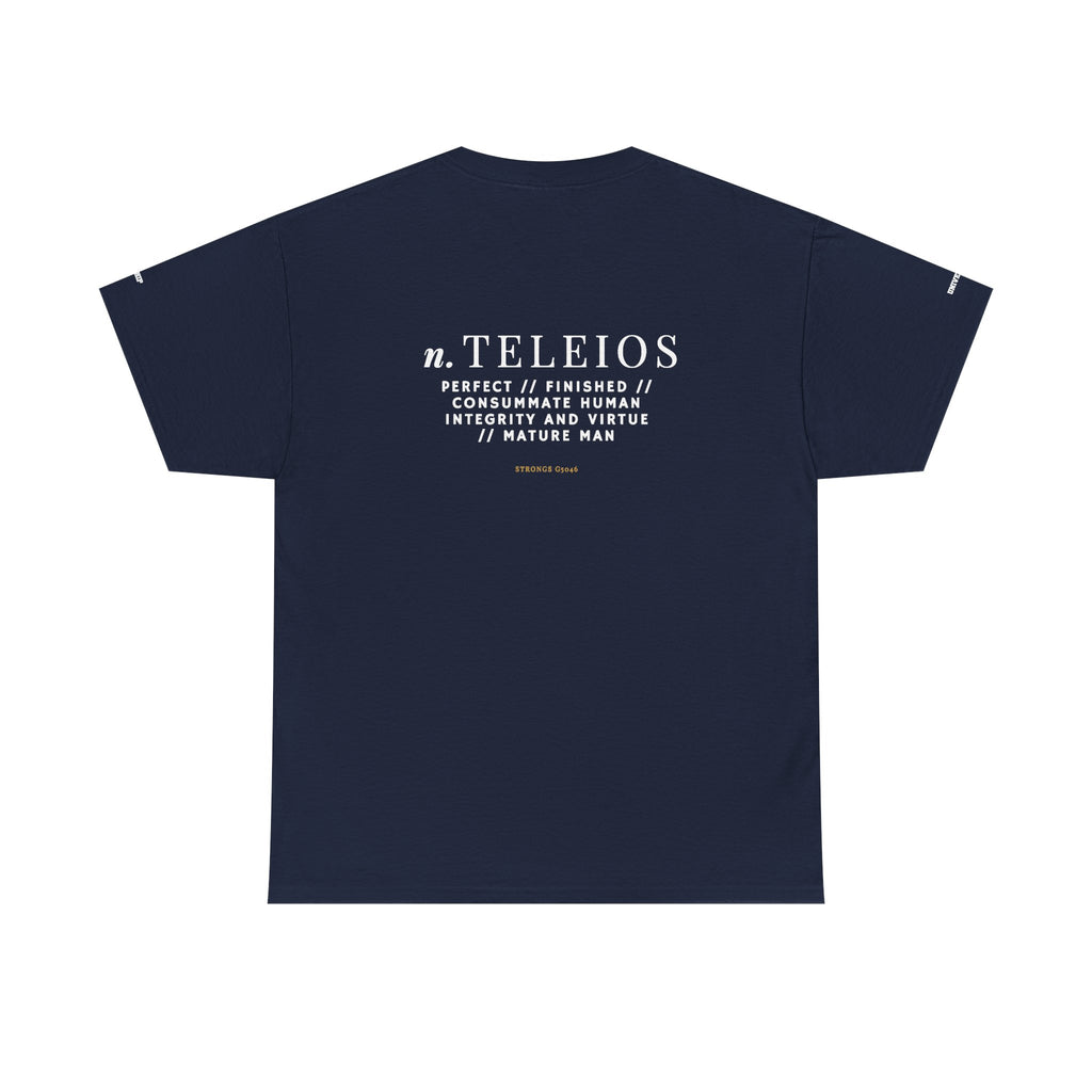 'Teleios' Unisex Minimal Graphic Tee - Christian Apparel