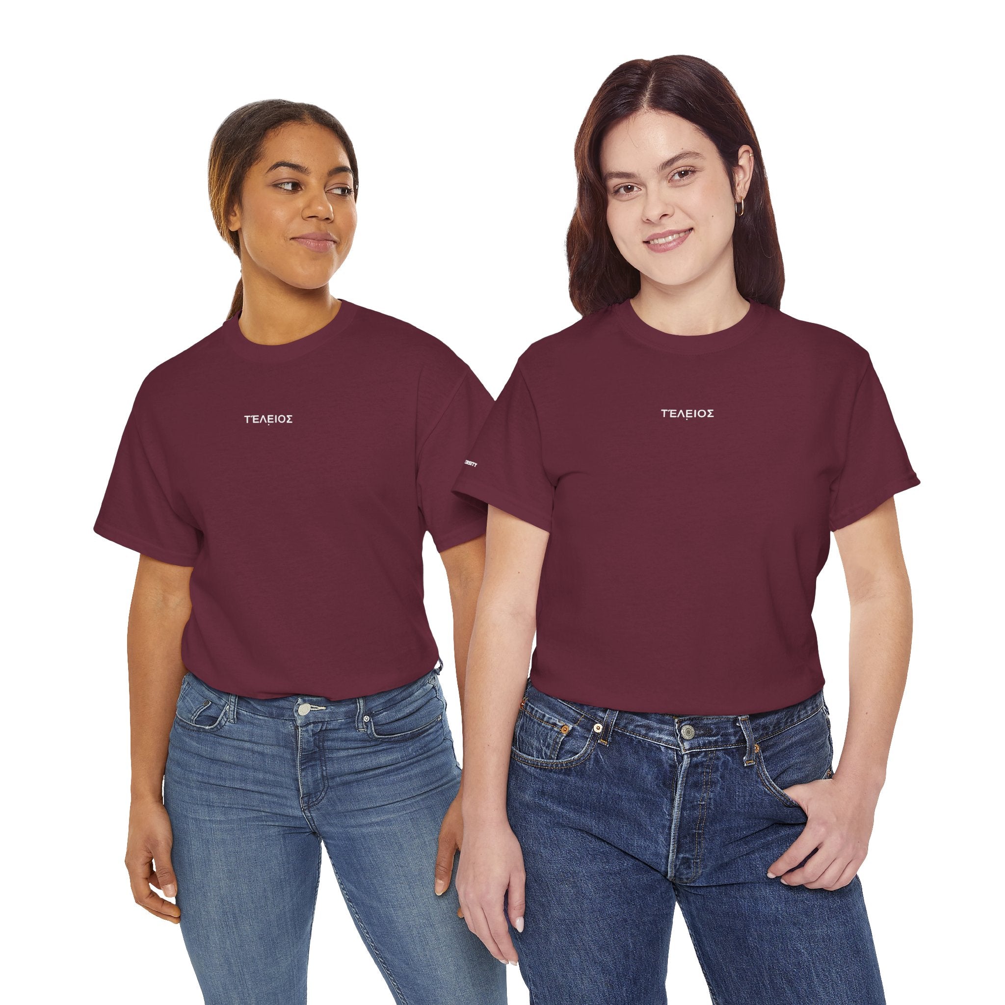 'Teleios' Unisex Minimal Graphic Tee - Christian Apparel