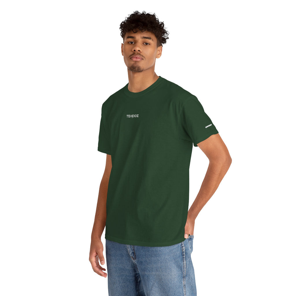 'Teleios' Unisex Minimal Graphic Tee - Christian Apparel