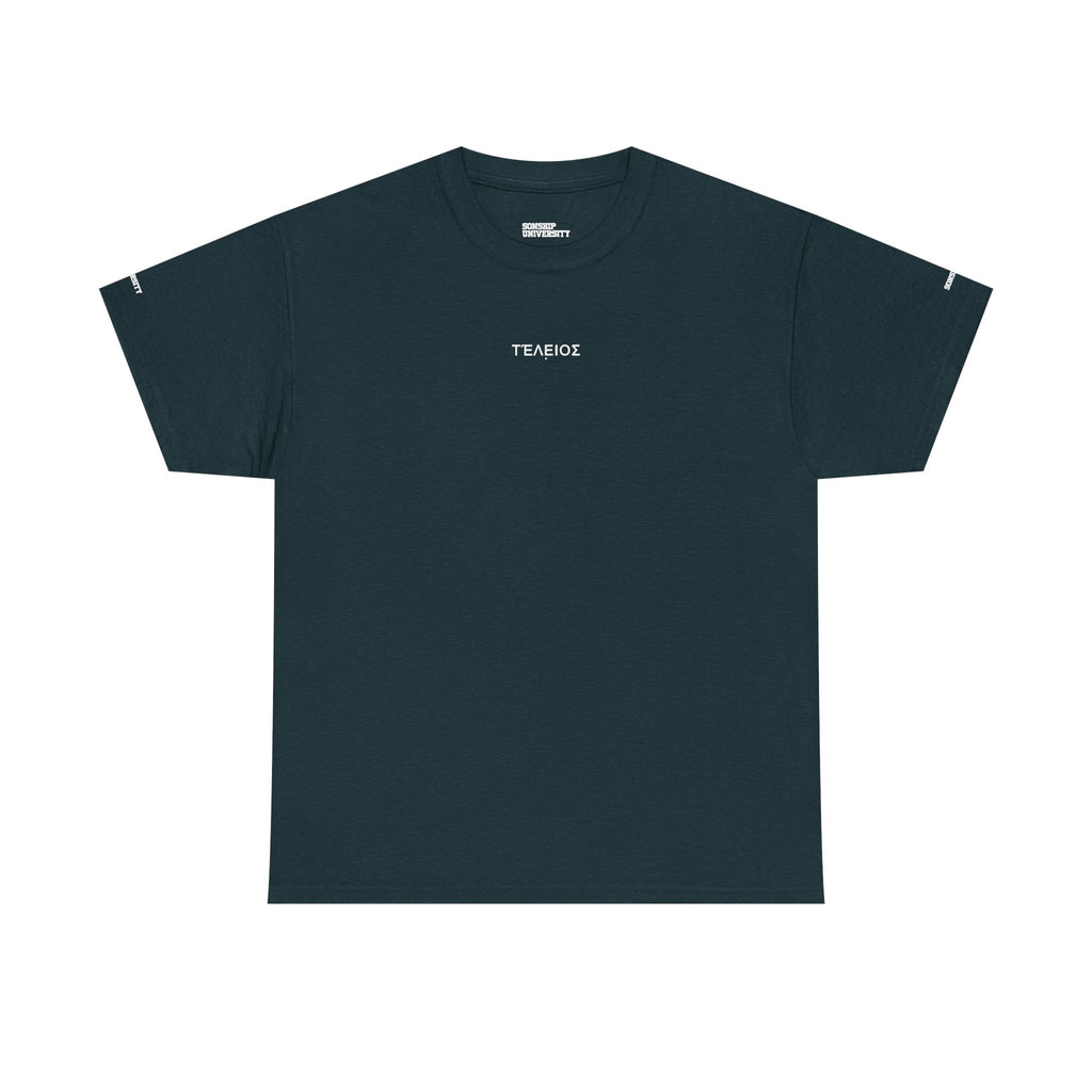 'Teleios' Unisex Minimal Graphic Tee - Christian Apparel