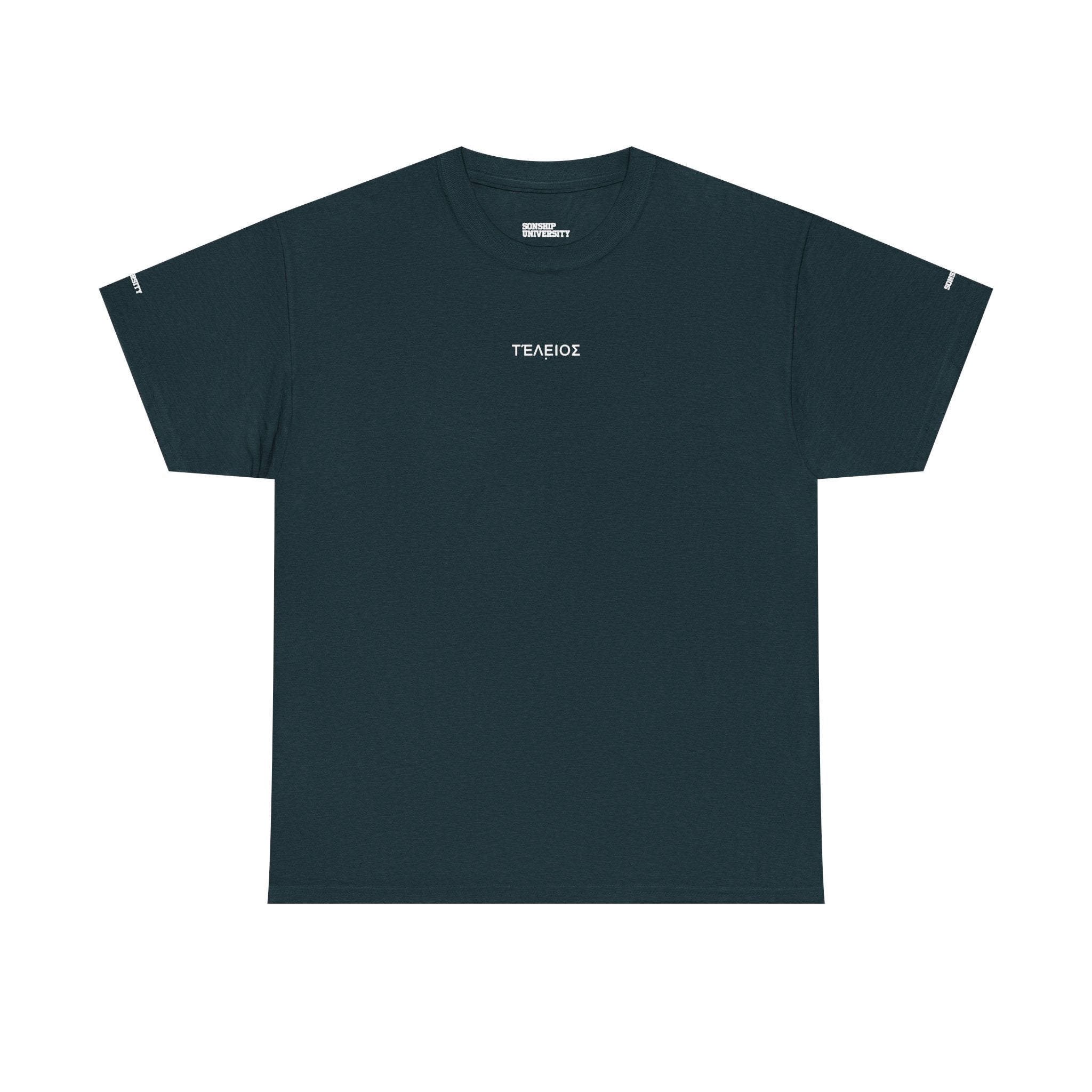 'Teleios' Unisex Minimal Graphic Tee - Christian Apparel