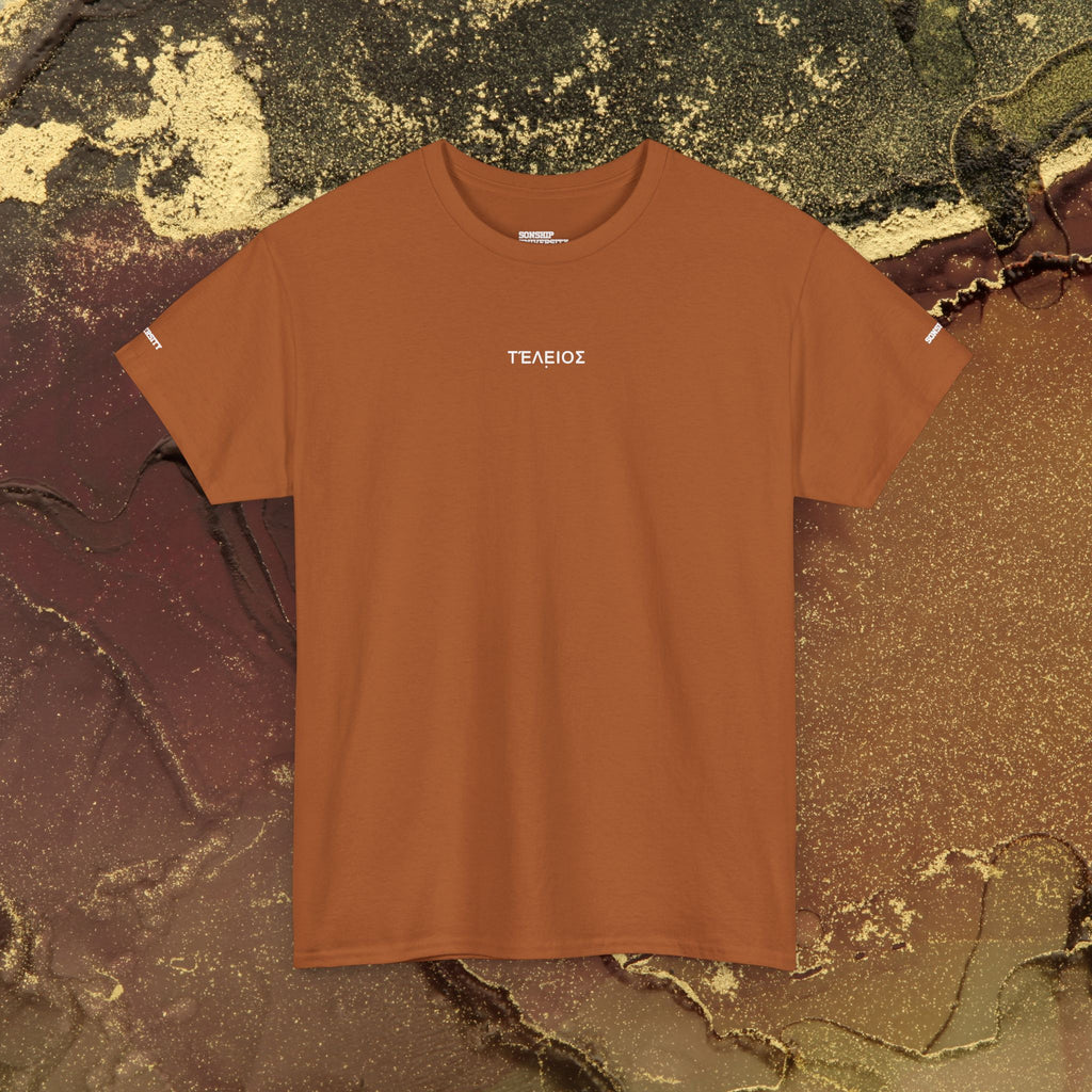'Teleios' Unisex Minimal Graphic Tee - Christian Apparel