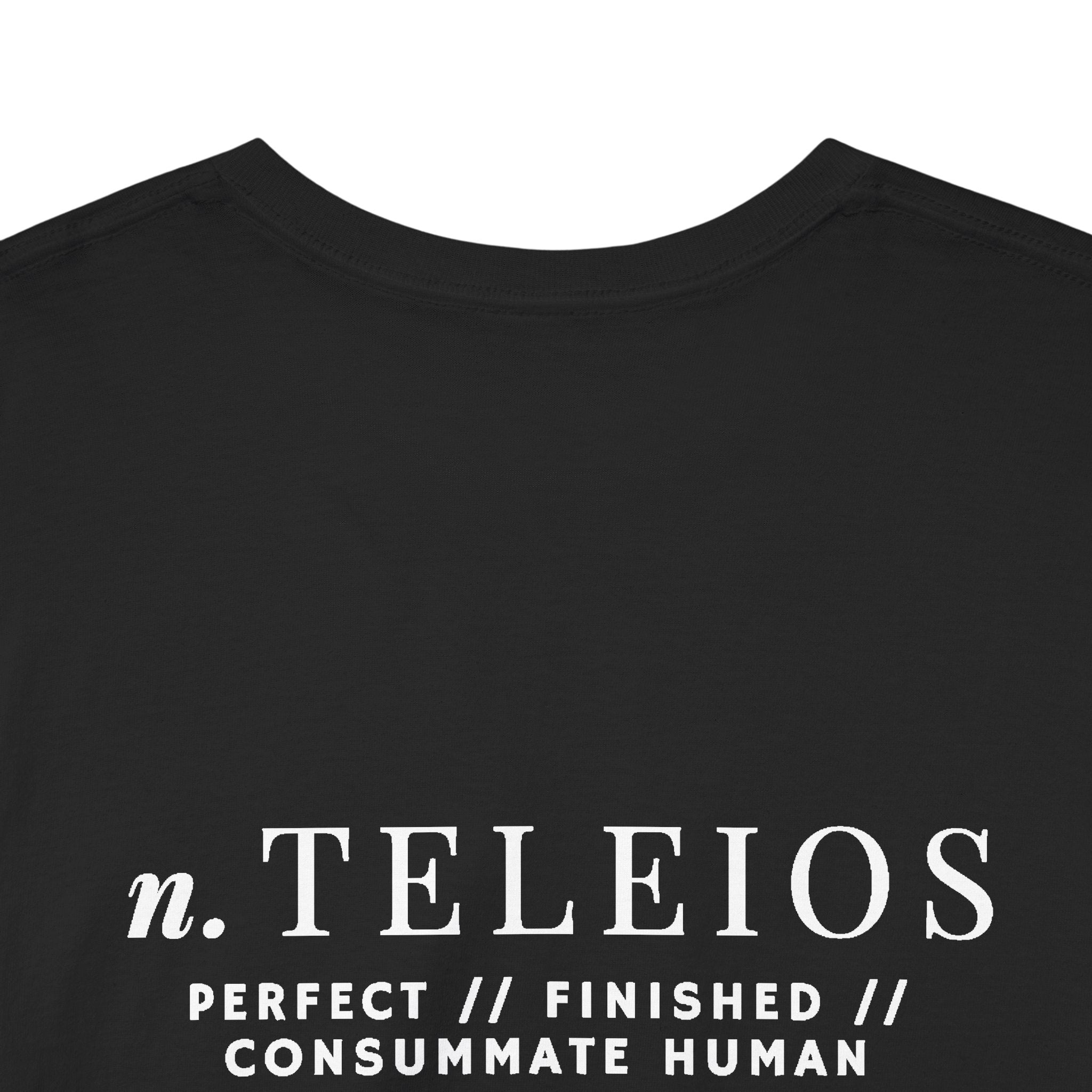 'Teleios' Unisex Minimal Graphic Tee - Christian Apparel
