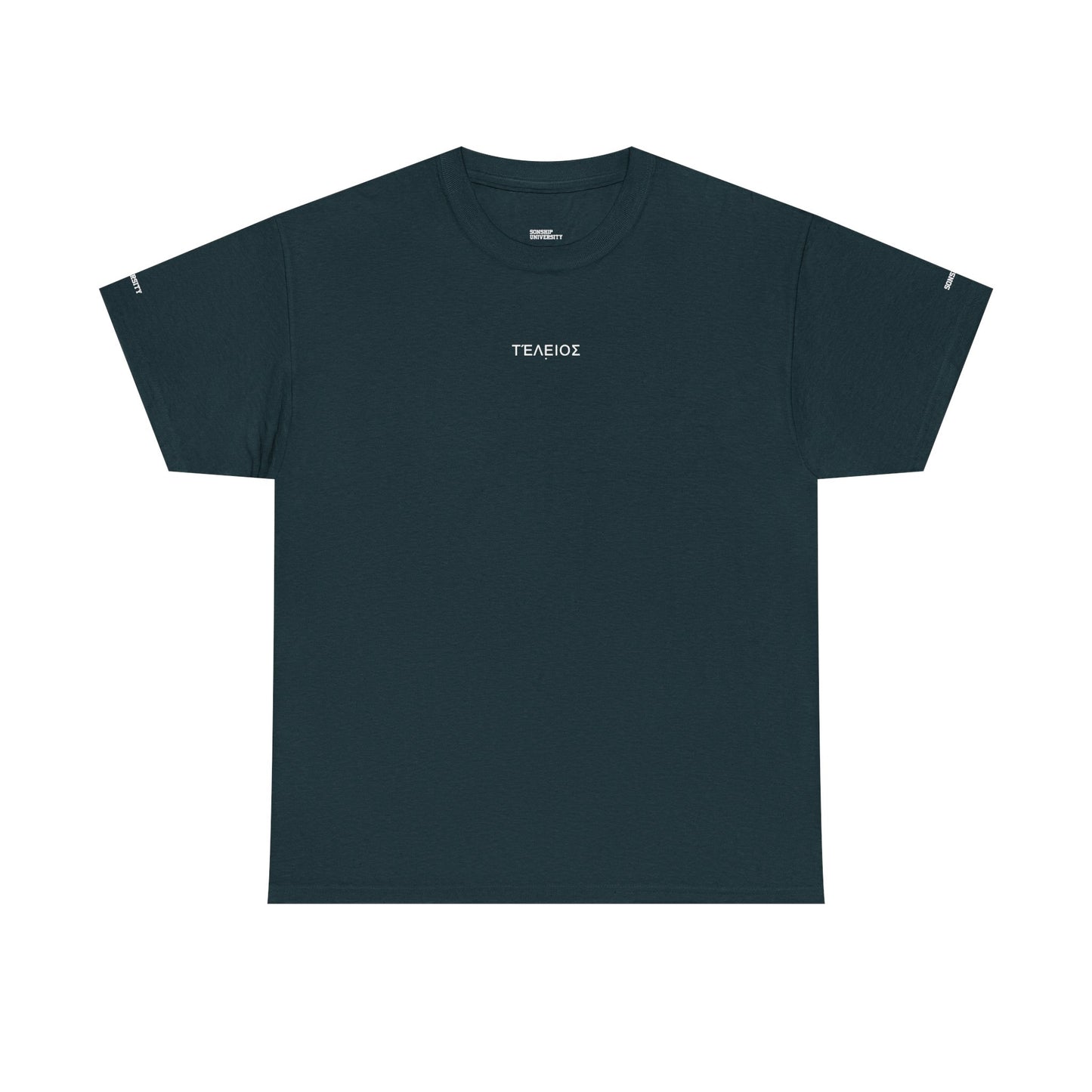 'Teleios' Unisex Minimal Graphic Tee - Christian Apparel