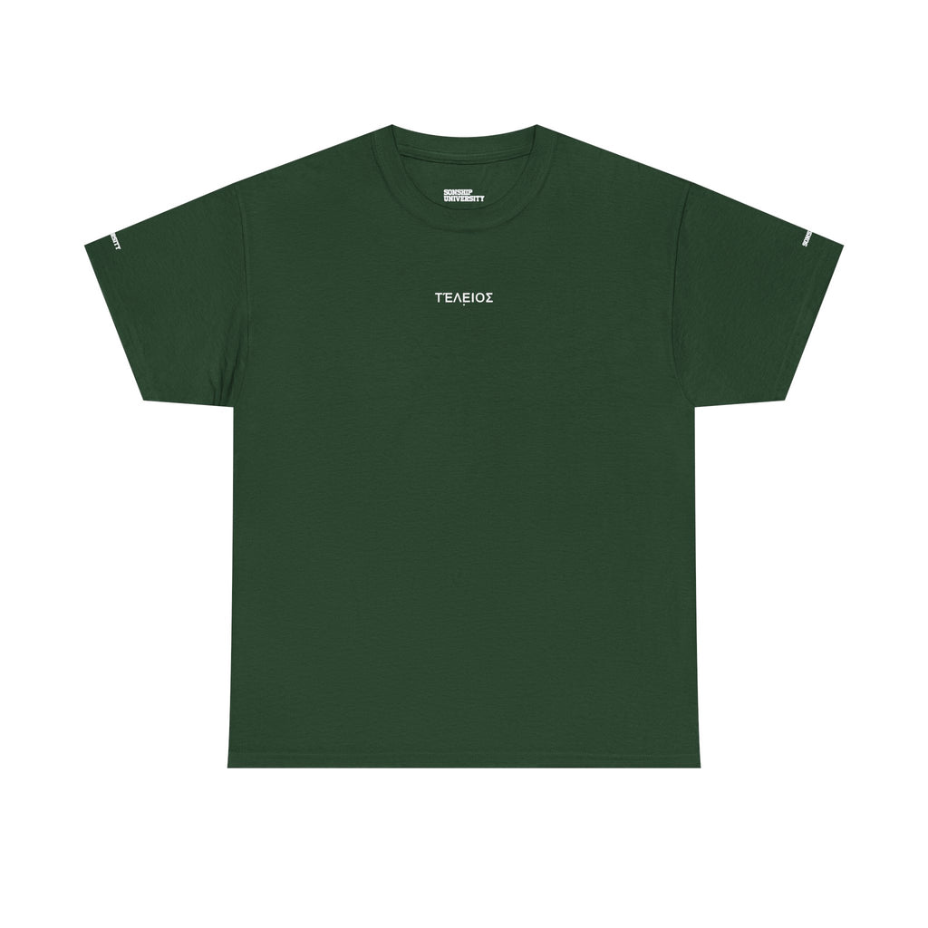 'Teleios' Unisex Minimal Graphic Tee - Christian Apparel