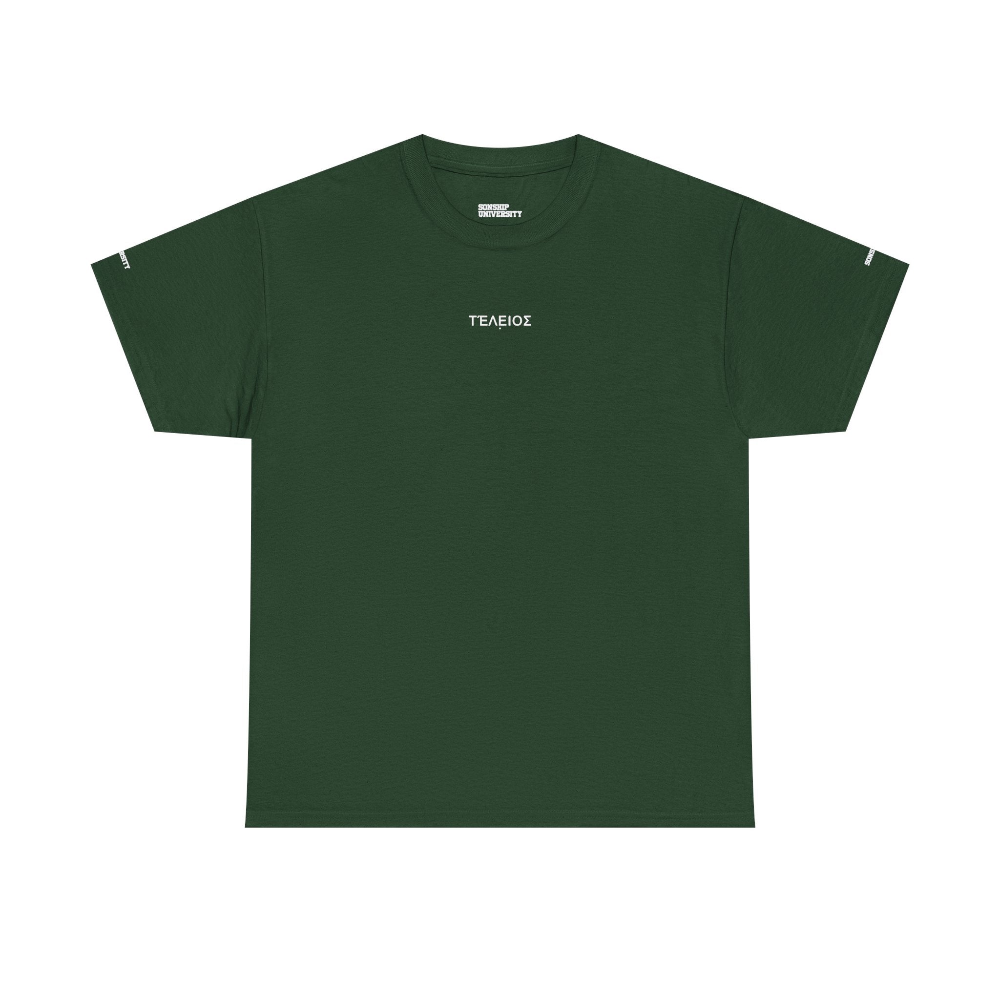 'Teleios' Unisex Minimal Graphic Tee - Christian Apparel