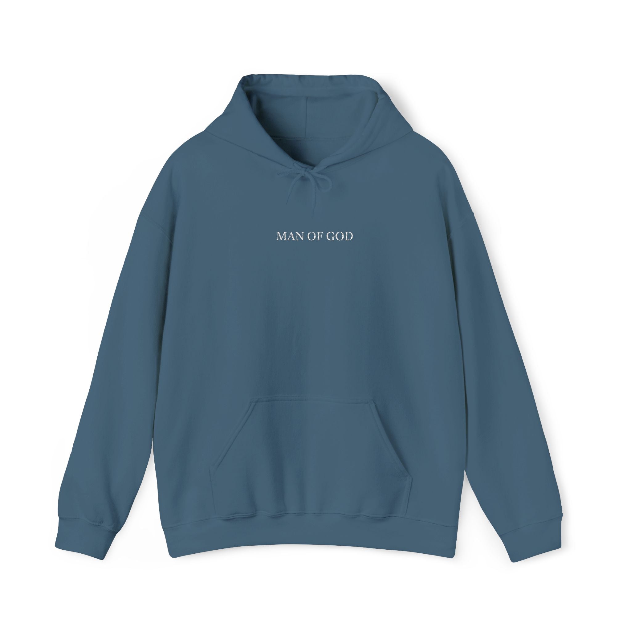 “Man of God” Premium Hoodie: Faith-Driven Men’s Sweatshirt for Strength & Purpose | Christian Streetwear for Fall & Winter | Perfect Gift for Bold Believers