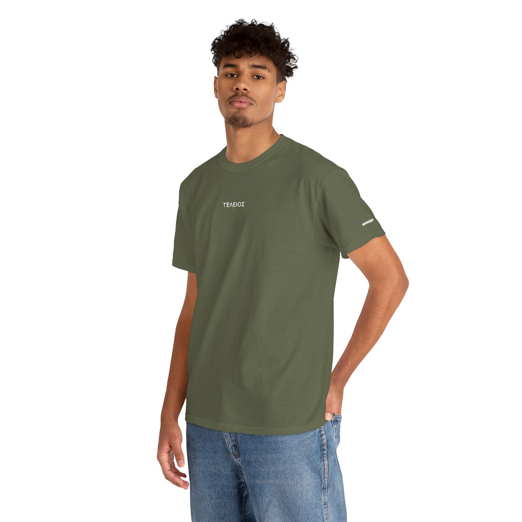 'Teleios' Unisex Minimal Graphic Tee - Christian Apparel