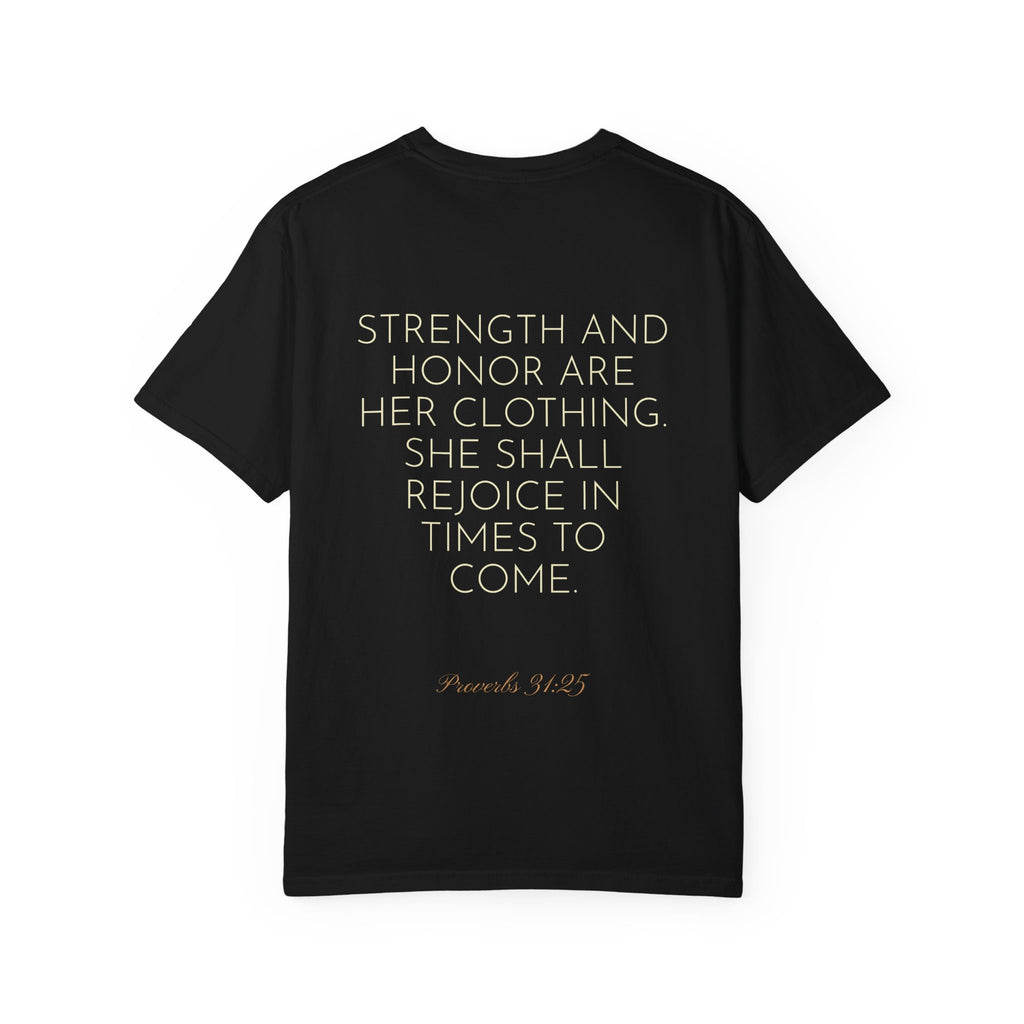 Women’s "Proverbs 31 Not Perfect" Faith Quote with Scripture Tee