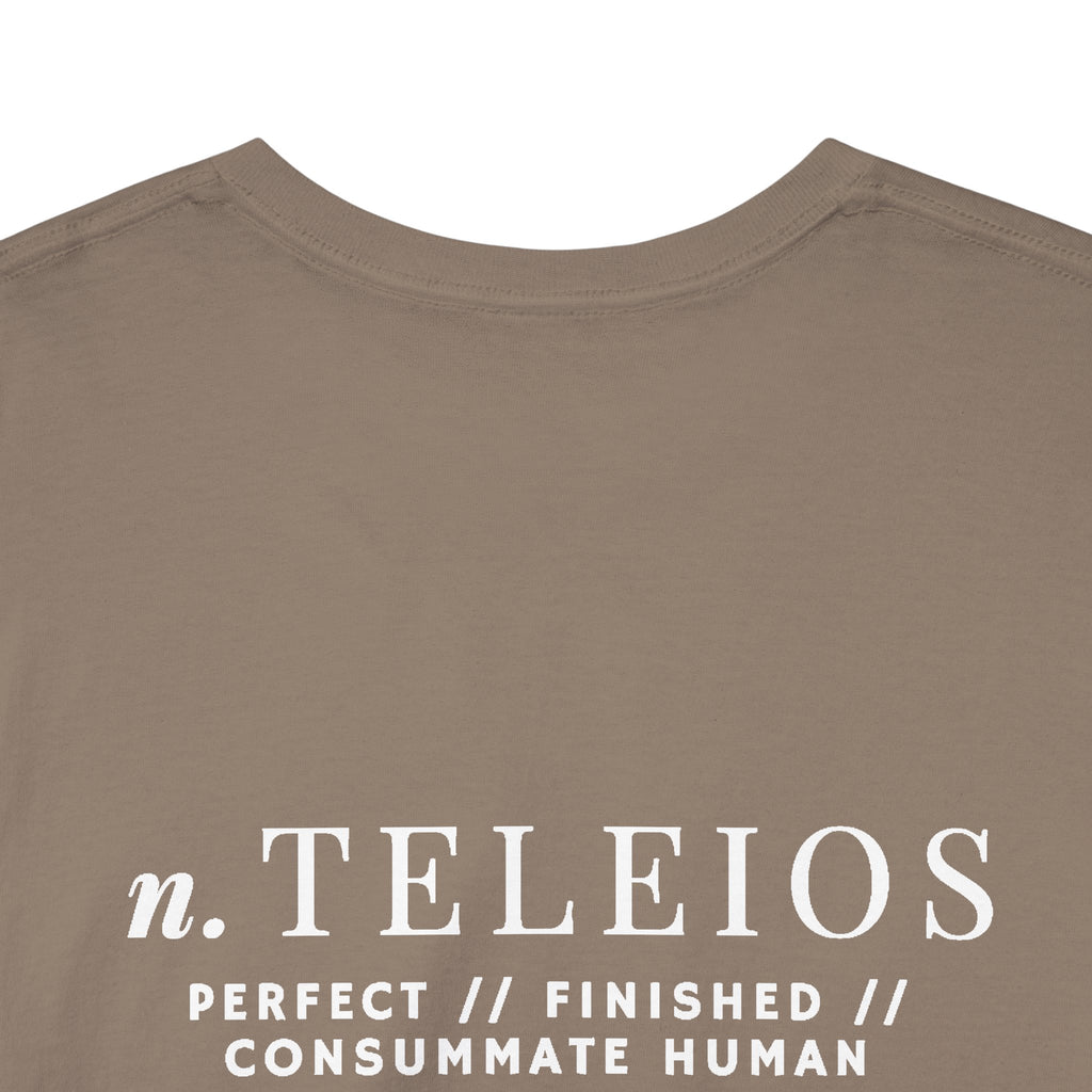 'Teleios' Unisex Minimal Graphic Tee - Christian Apparel