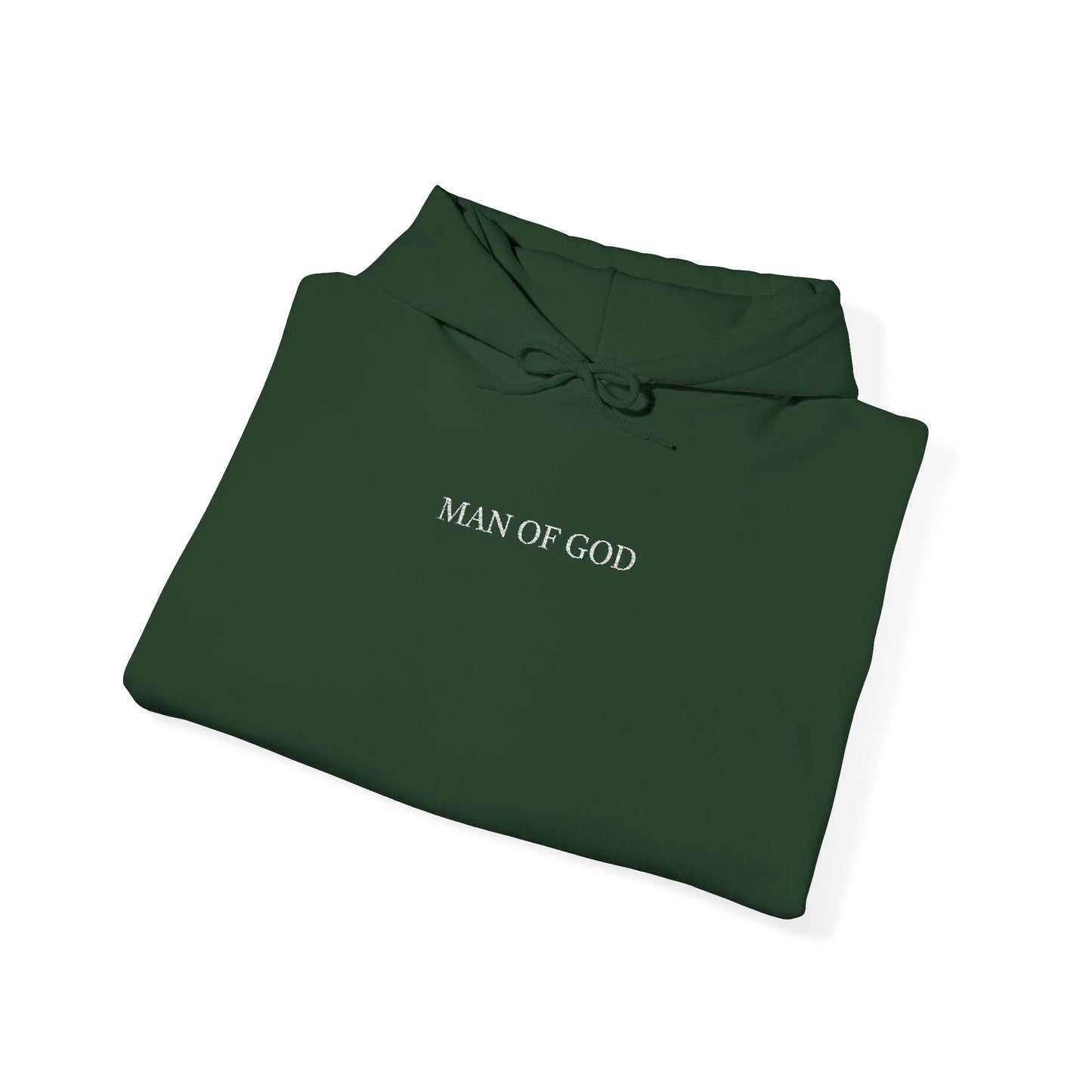 “Man of God” Premium Hoodie: Faith-Driven Men’s Sweatshirt for Strength & Purpose | Christian Streetwear for Fall & Winter | Perfect Gift for Bold Believers