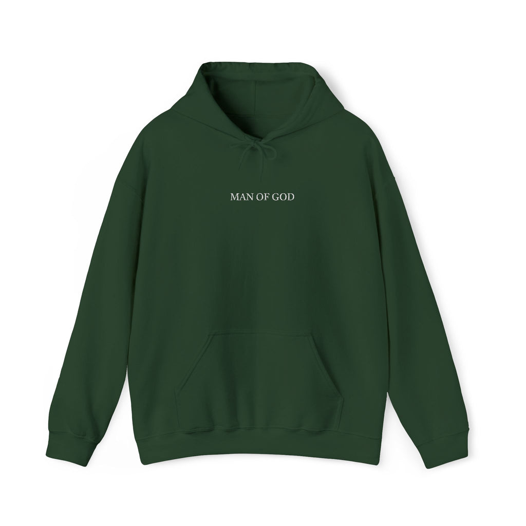 “Man of God” Premium Hoodie: Faith-Driven Men’s Sweatshirt for Strength & Purpose | Christian Streetwear for Fall & Winter | Perfect Gift for Bold Believers
