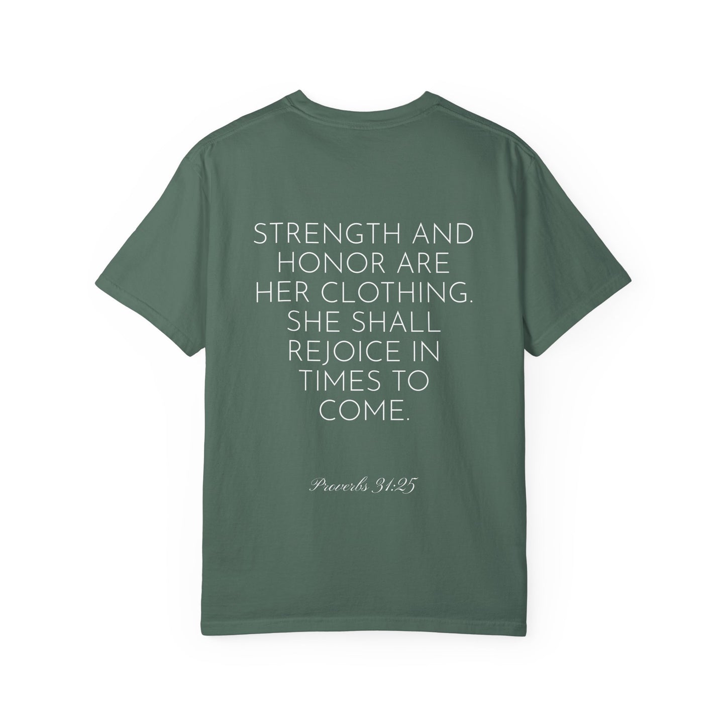 Women’s "Proverbs 31 Not Perfect" Faith Quote with Scripture Tee