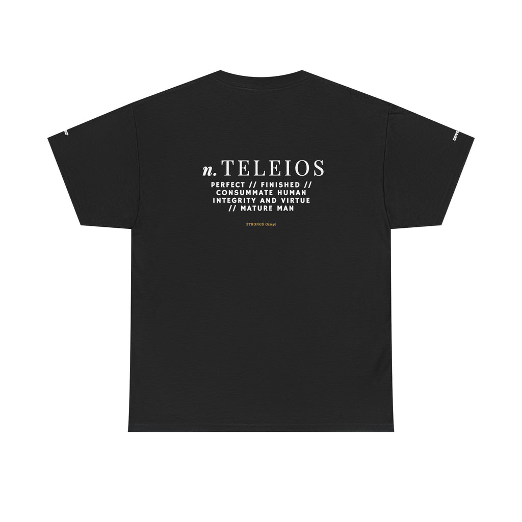 'Teleios' Unisex Minimal Graphic Tee - Christian Apparel