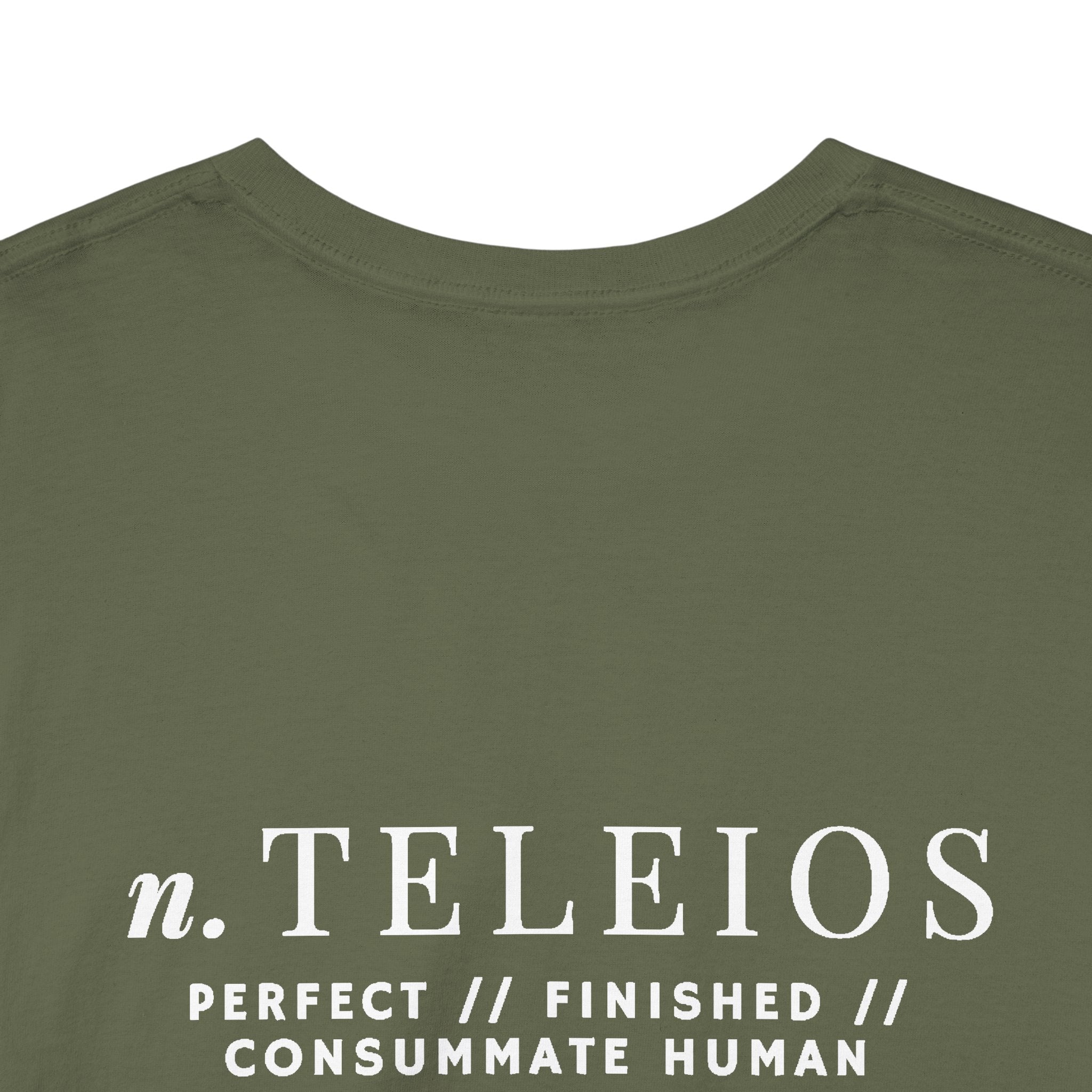 'Teleios' Unisex Minimal Graphic Tee - Christian Apparel
