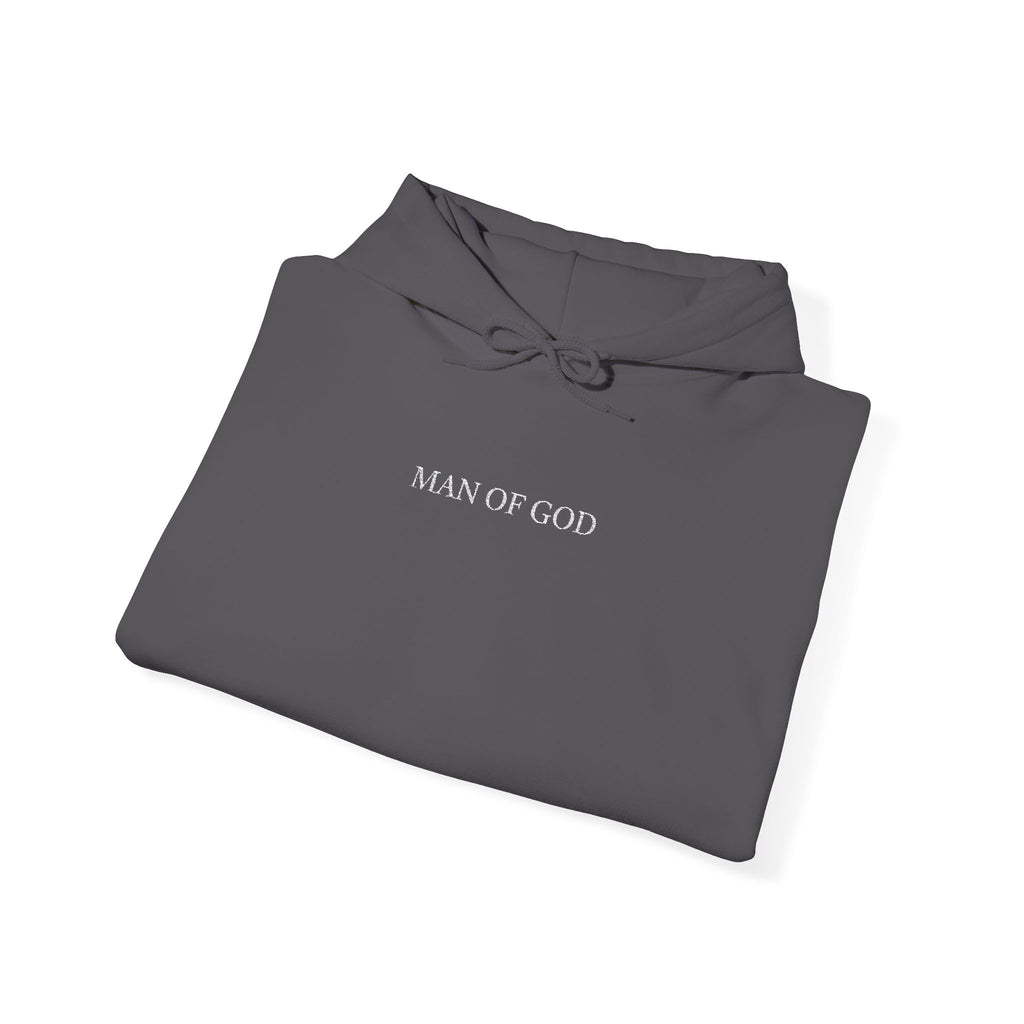 “Man of God” Premium Hoodie: Faith-Driven Men’s Sweatshirt for Strength & Purpose | Christian Streetwear for Fall & Winter | Perfect Gift for Bold Believers