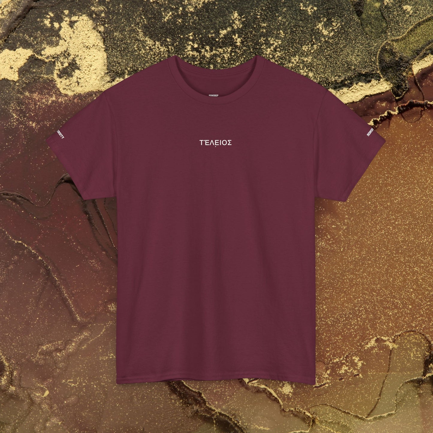 'Teleios' Unisex Minimal Graphic Tee - Christian Apparel