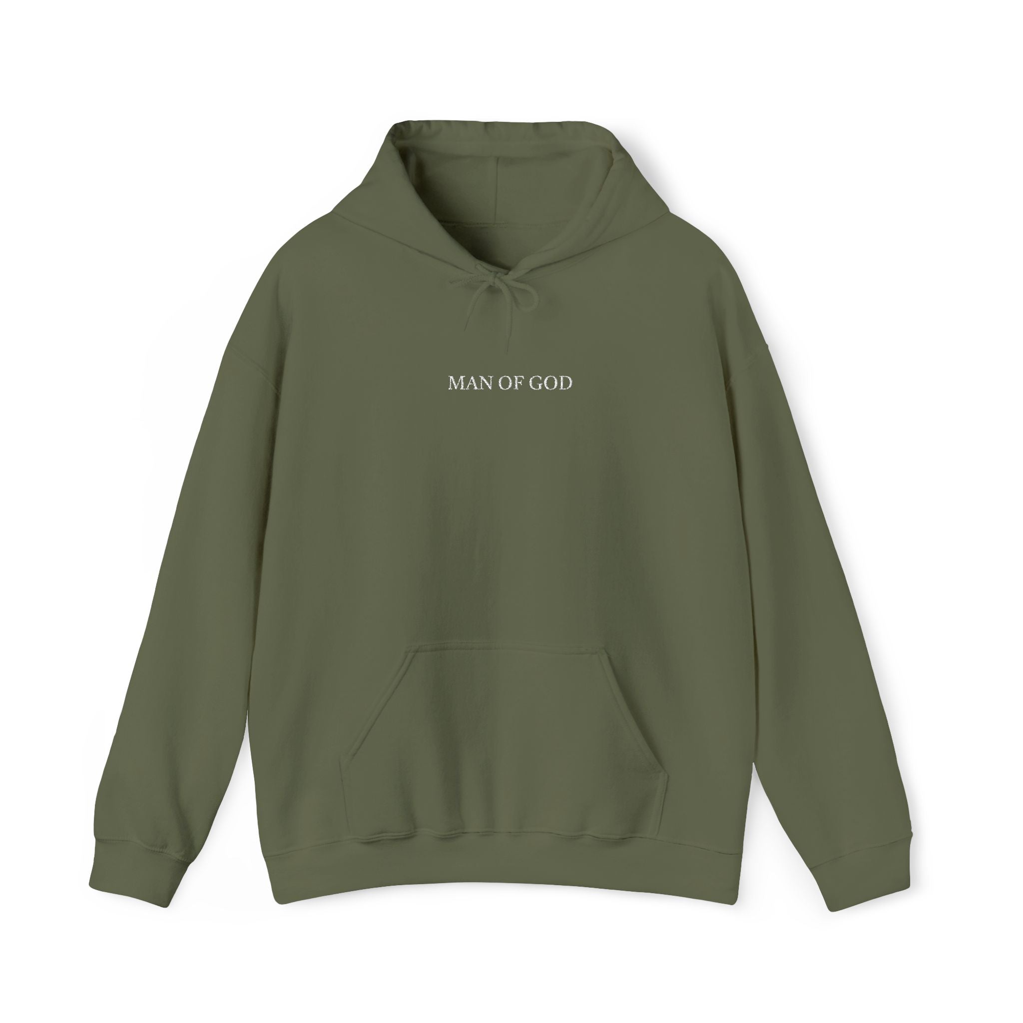 “Man of God” Premium Hoodie: Faith-Driven Men’s Sweatshirt for Strength & Purpose | Christian Streetwear for Fall & Winter | Perfect Gift for Bold Believers