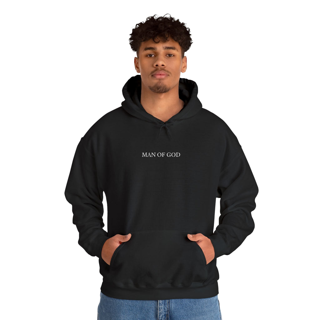 “Man of God” Premium Hoodie: Faith-Driven Men’s Sweatshirt for Strength & Purpose | Christian Streetwear for Fall & Winter | Perfect Gift for Bold Believers