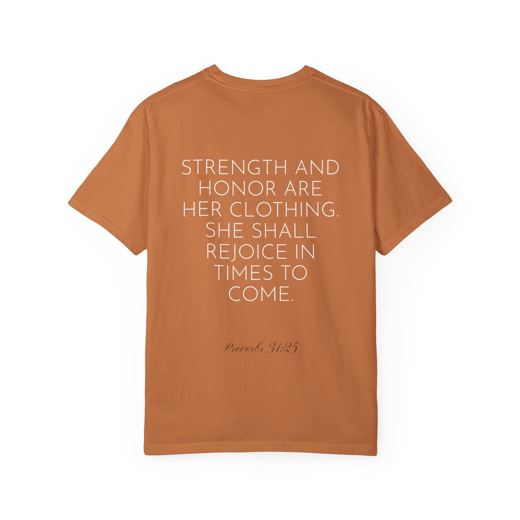 Women’s "Proverbs 31 Not Perfect" Faith Quote with Scripture Tee