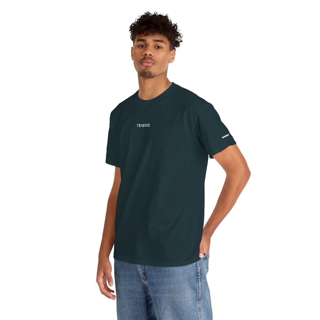 'Teleios' Unisex Minimal Graphic Tee - Christian Apparel
