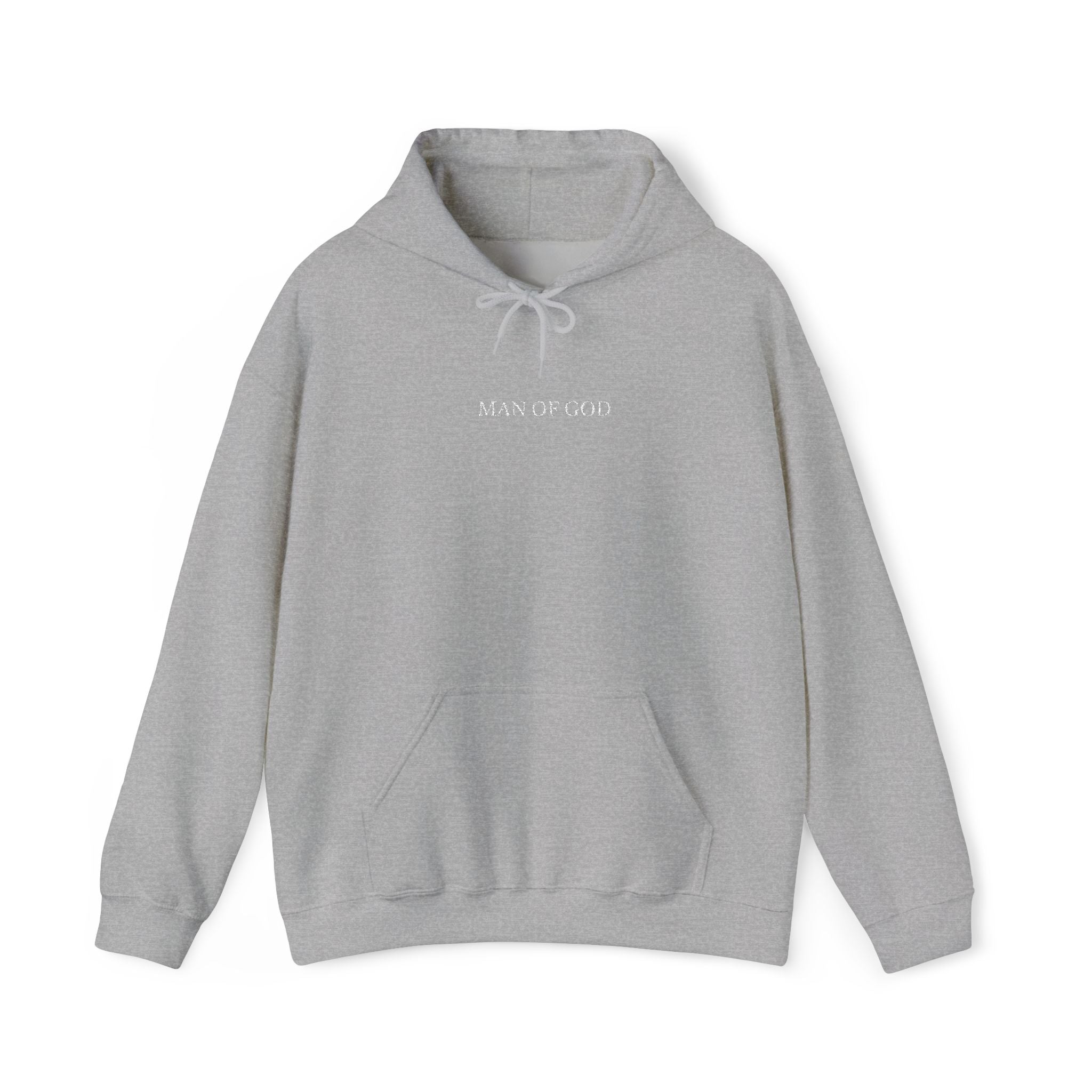 “Man of God” Premium Hoodie: Faith-Driven Men’s Sweatshirt for Strength & Purpose | Christian Streetwear for Fall & Winter | Perfect Gift for Bold Believers