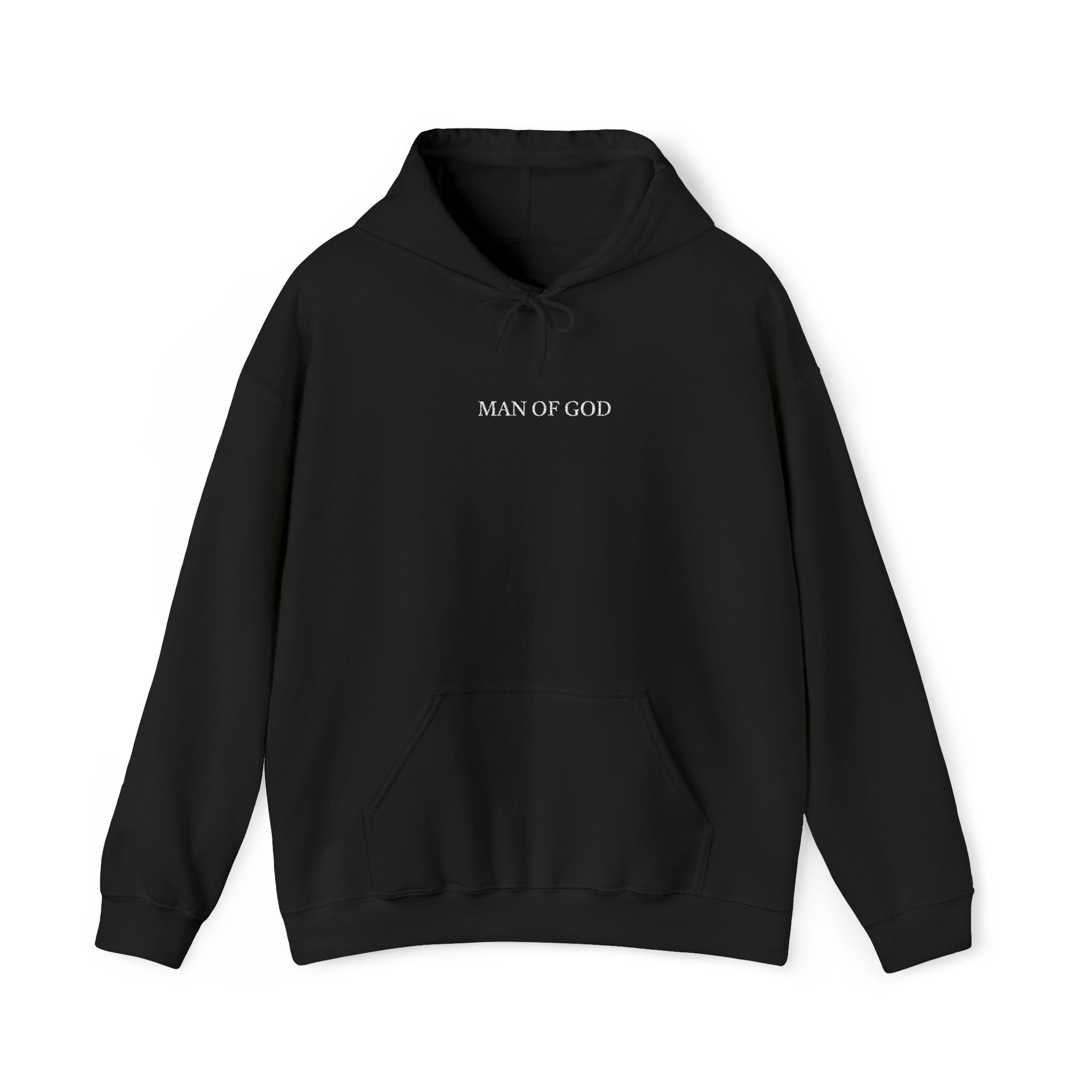 “Man of God” Premium Hoodie: Faith-Driven Men’s Sweatshirt for Strength & Purpose | Christian Streetwear for Fall & Winter | Perfect Gift for Bold Believers