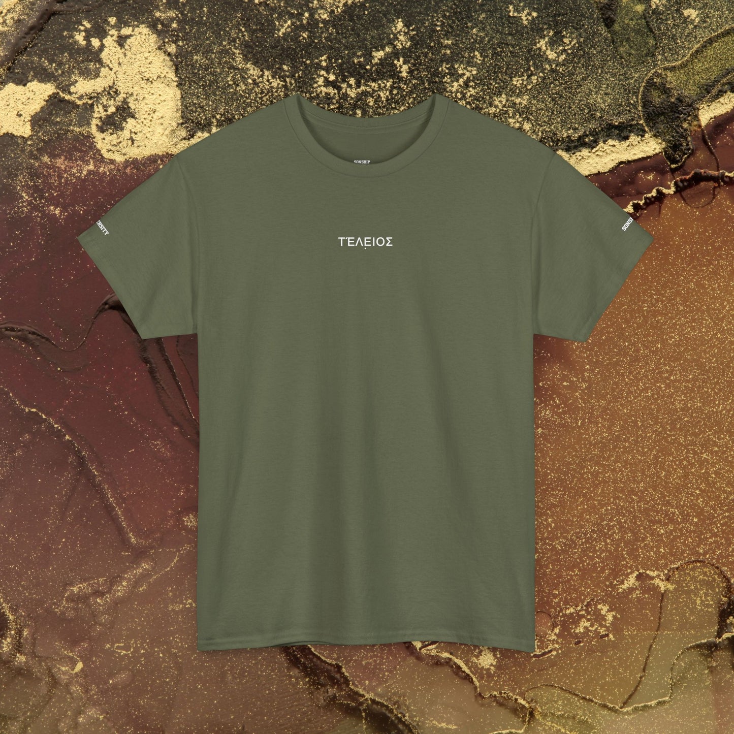 'Teleios' Unisex Minimal Graphic Tee - Christian Apparel