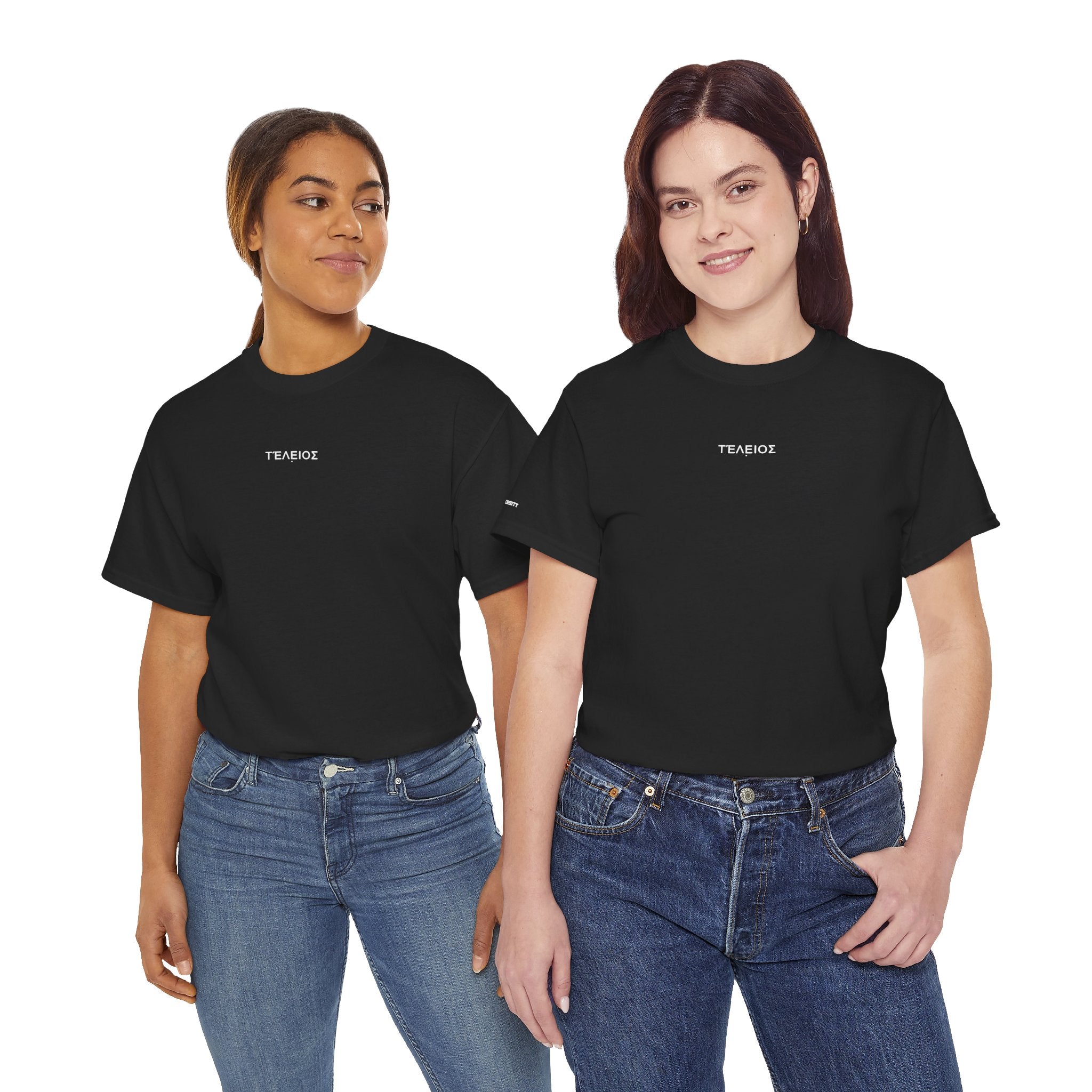 'Teleios' Unisex Minimal Graphic Tee - Christian Apparel