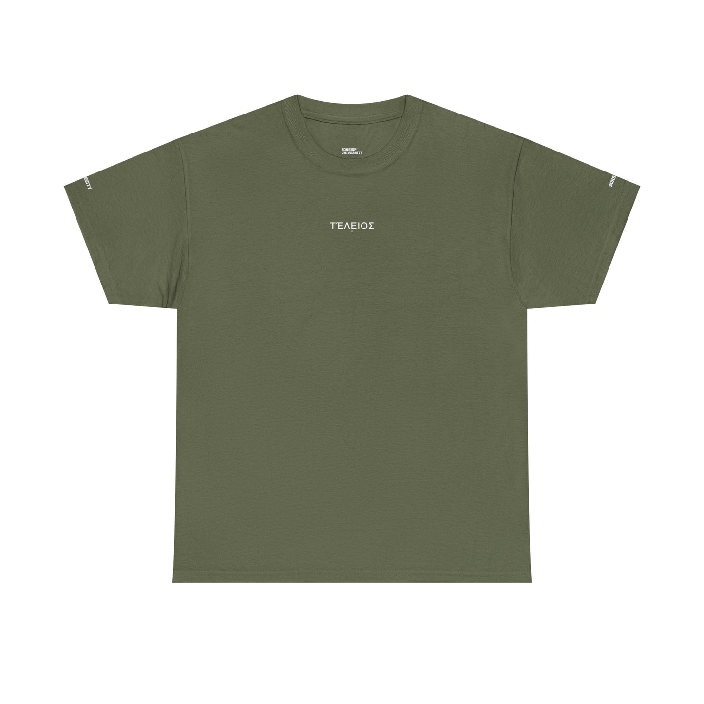 'Teleios' Unisex Minimal Graphic Tee - Christian Apparel